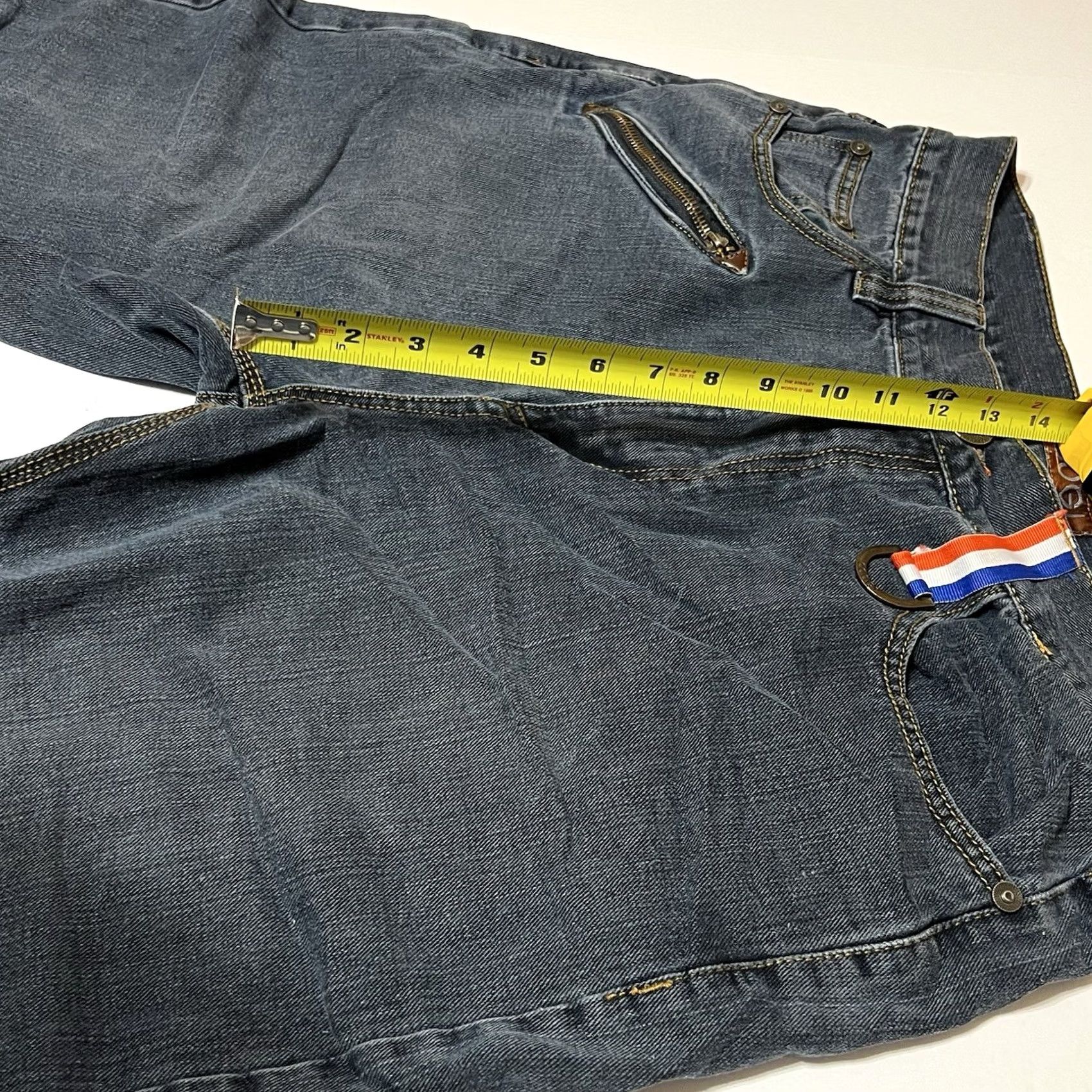 Coogi VINTAGE COOGI Denim Blue Embroidered Urban Y2K Dark Wash Shorts 36 Regular Mens Size US 36 / EU 52 - 4 Thumbnail