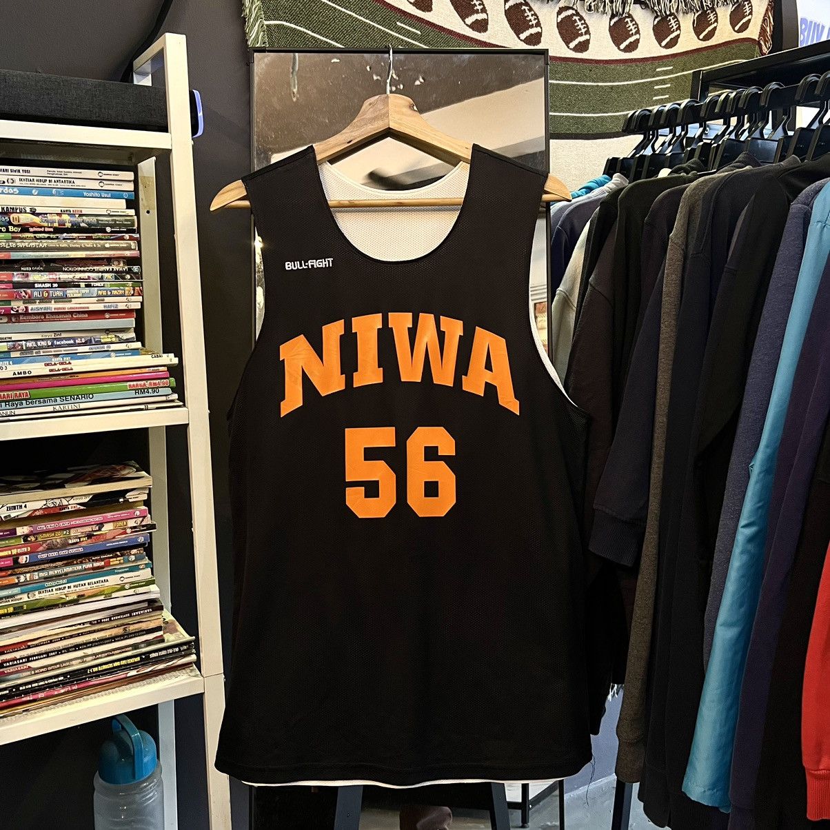 Japanese Brand × NBA × Vintage Vintage Bull Fight Basketball Jersey (reversible) Size US L / EU 52-54 / 3 - 2 Thumbnail