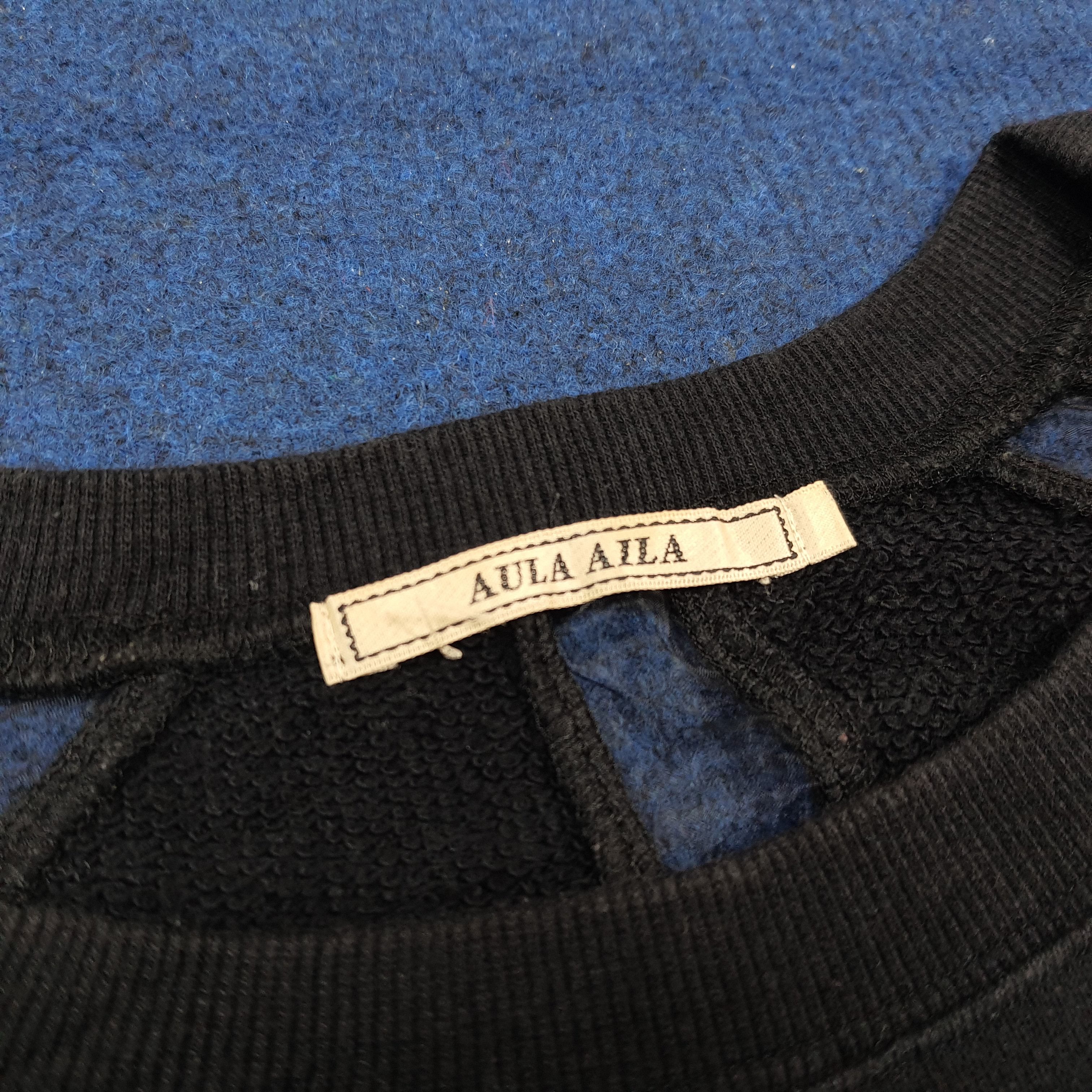 Japanese Brand Vintage Aula Aila Sweatshirt Floral Lace Inserts C296N11 Size S / US 4 / IT 40 - 6 Thumbnail