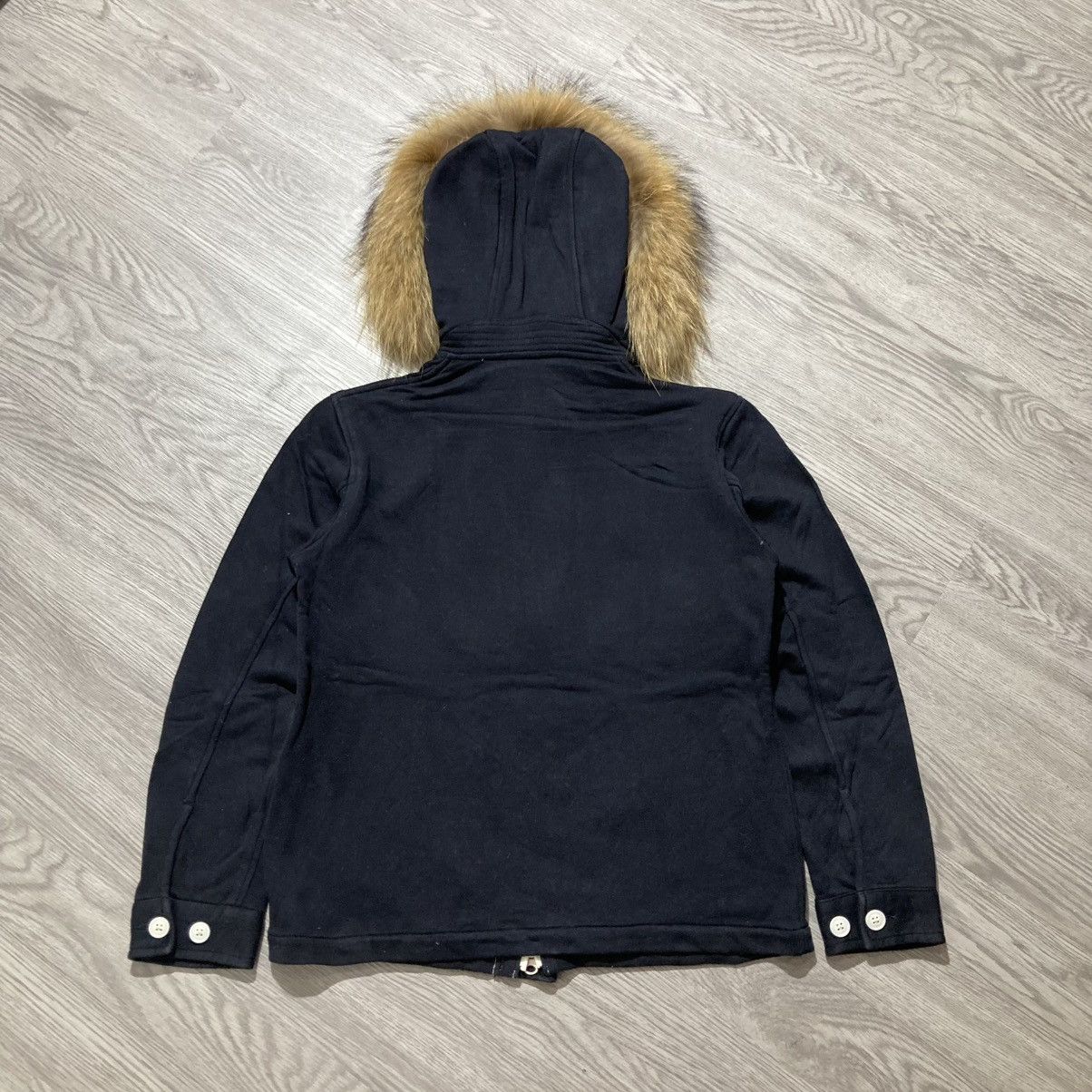 Japanese Brand 2000s Beams Japan Button/Zipper Fur Hoodie Black Lgb Size US S / EU 44-46 / 1 - 9 Thumbnail