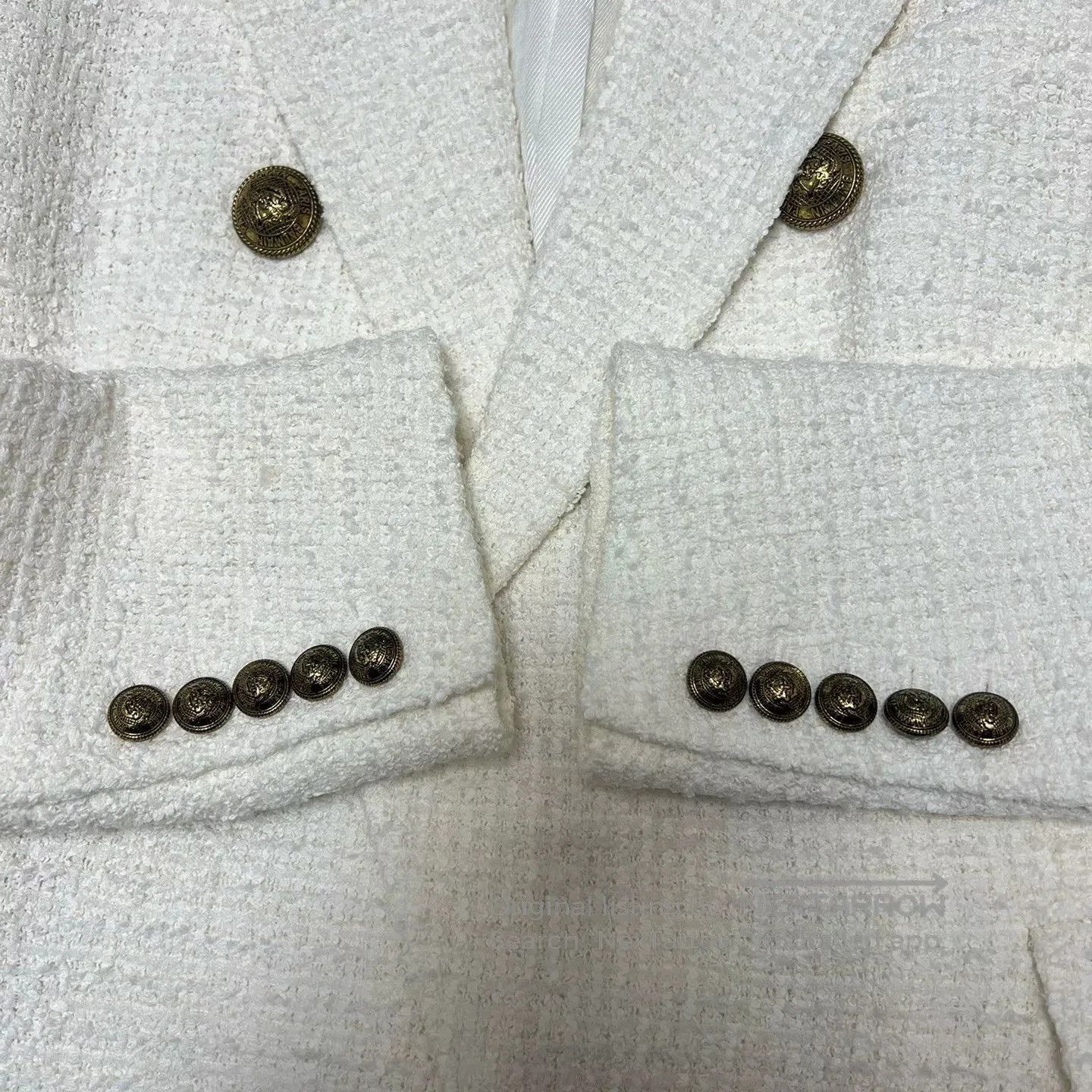 Balmain Balmain White Gold Button Lapel Blazer 38. Size S / US 4 / IT 40 - 5 Thumbnail