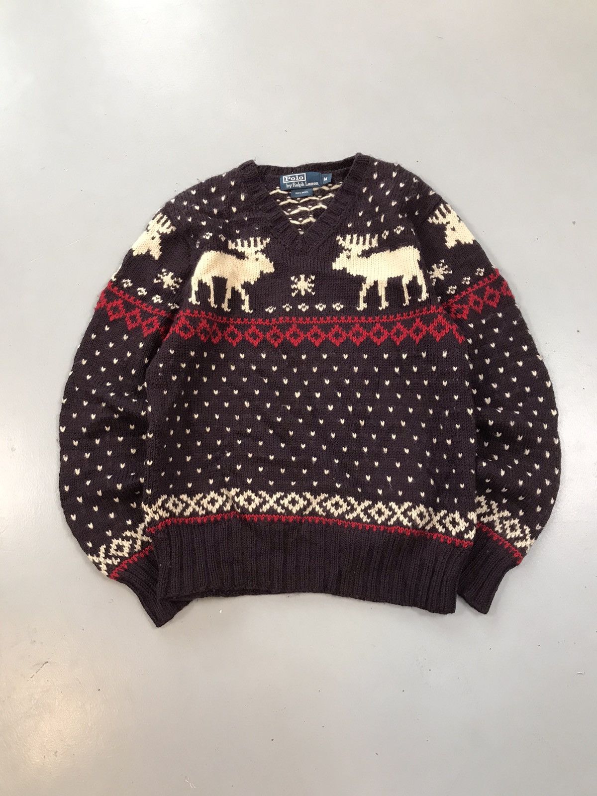 Polo Ralph Lauren Vintage polo Ralph Lauren knit sweater Size US XXS / EU 40 - 1 Thumbnail