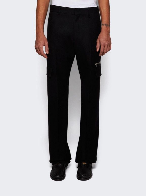 Givenchy o1n1vont0326 Formal Pants in Black Size US 34 / EU 50 - 2 Thumbnail
