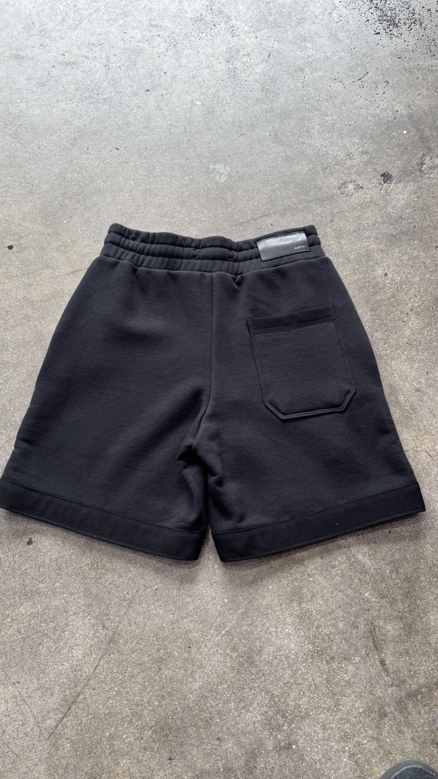 Amiri AMIRI JERSEY DRAWSTRING SHORTS - BLACK Size US 28 / EU 44 - 3 Thumbnail