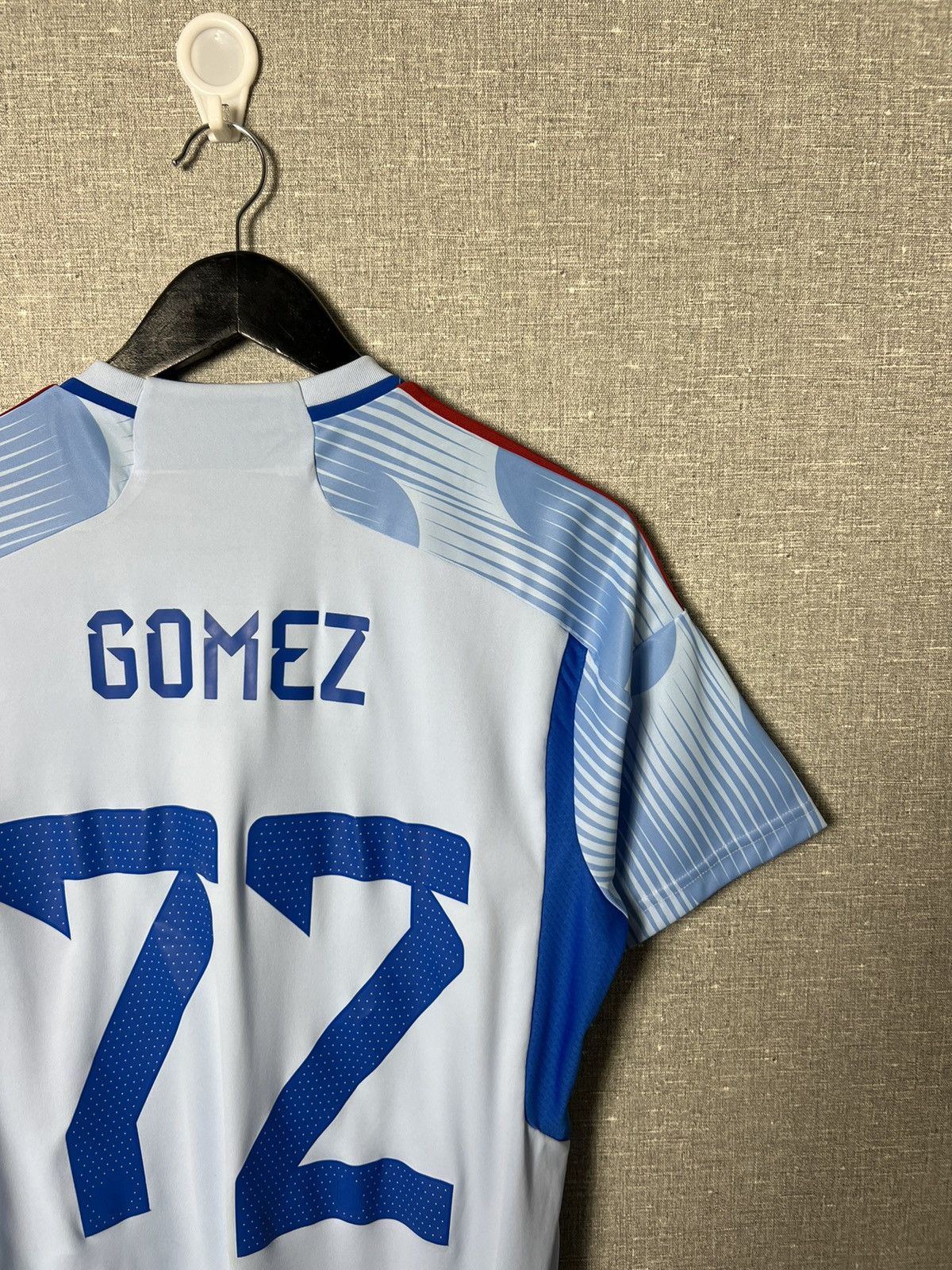 Adidas 2022 - 2023 Adidas Spain Team Gomez Away World Cup Jersey Size US M / EU 48-50 / 2 - 9 Thumbnail