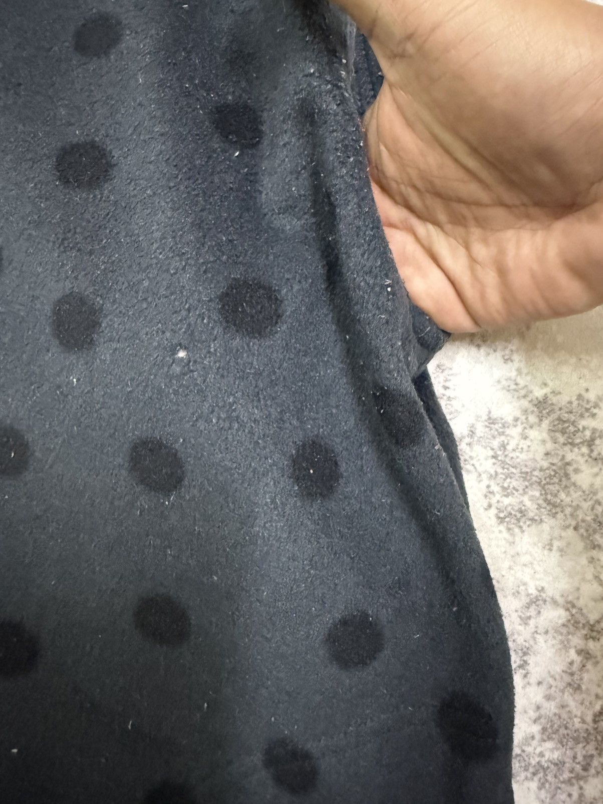 Yohji Yamamoto Y’s for living polkadot turtle neck fleece tunic dress Size M / US 6-8 / IT 42-44 - 6 Thumbnail