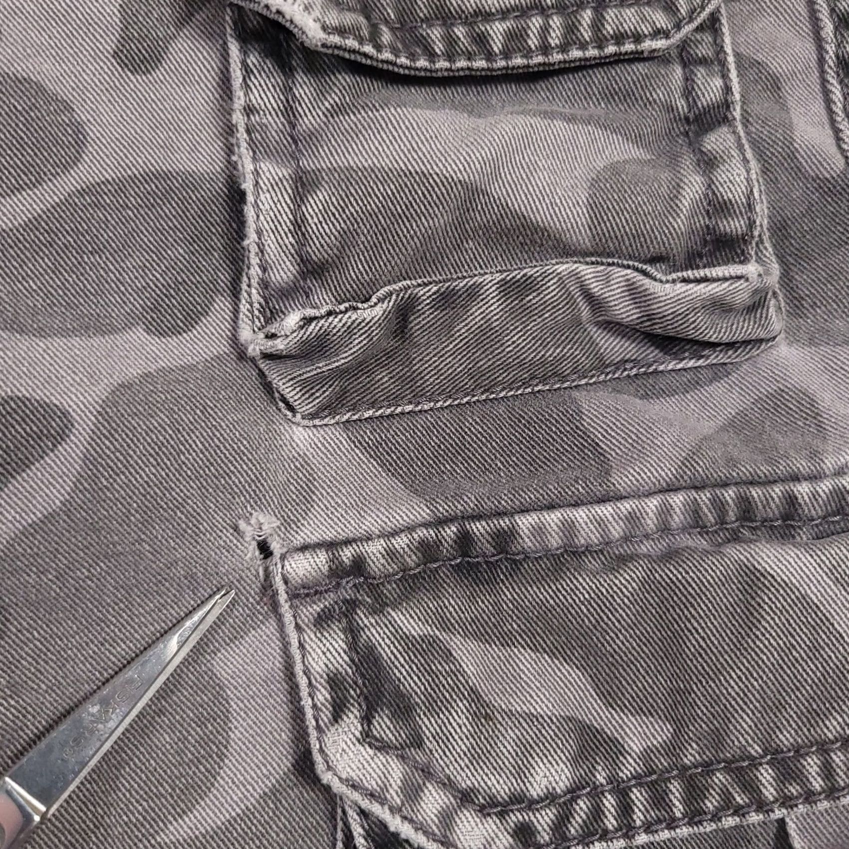 AMO VINTAGE NOBO No Boundaries Shorts Mens 40 Cargo Gray Camo Grunge Streetwear Skater Mens Size US 40 / EU 56 - 5 Thumbnail