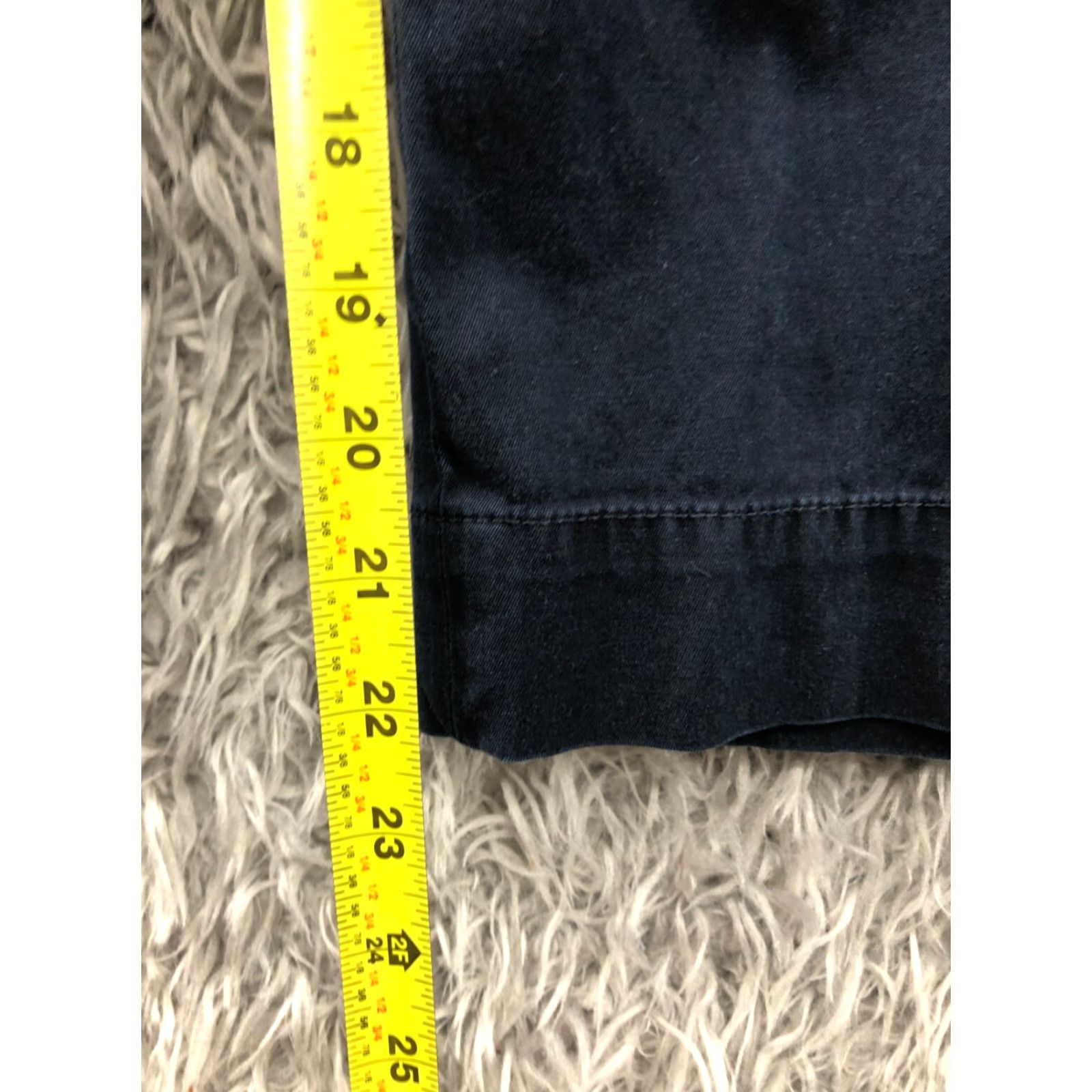 Talbots Talbots The Perfect Skimmer Pants Size 12 Womens Dark Wash Blue Flat Front Pockets Stretch Regular Color Blue Chino Classic Womens Size 34" / US 12 / IT 48 - 3 Thumbnail