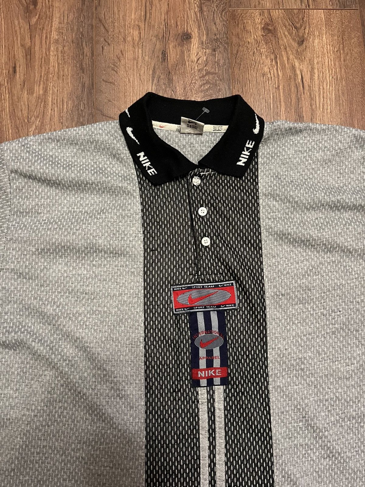 Nike Vintage 90’s Nike Polo Size US L / EU 52-54 / 3 - 2 Thumbnail