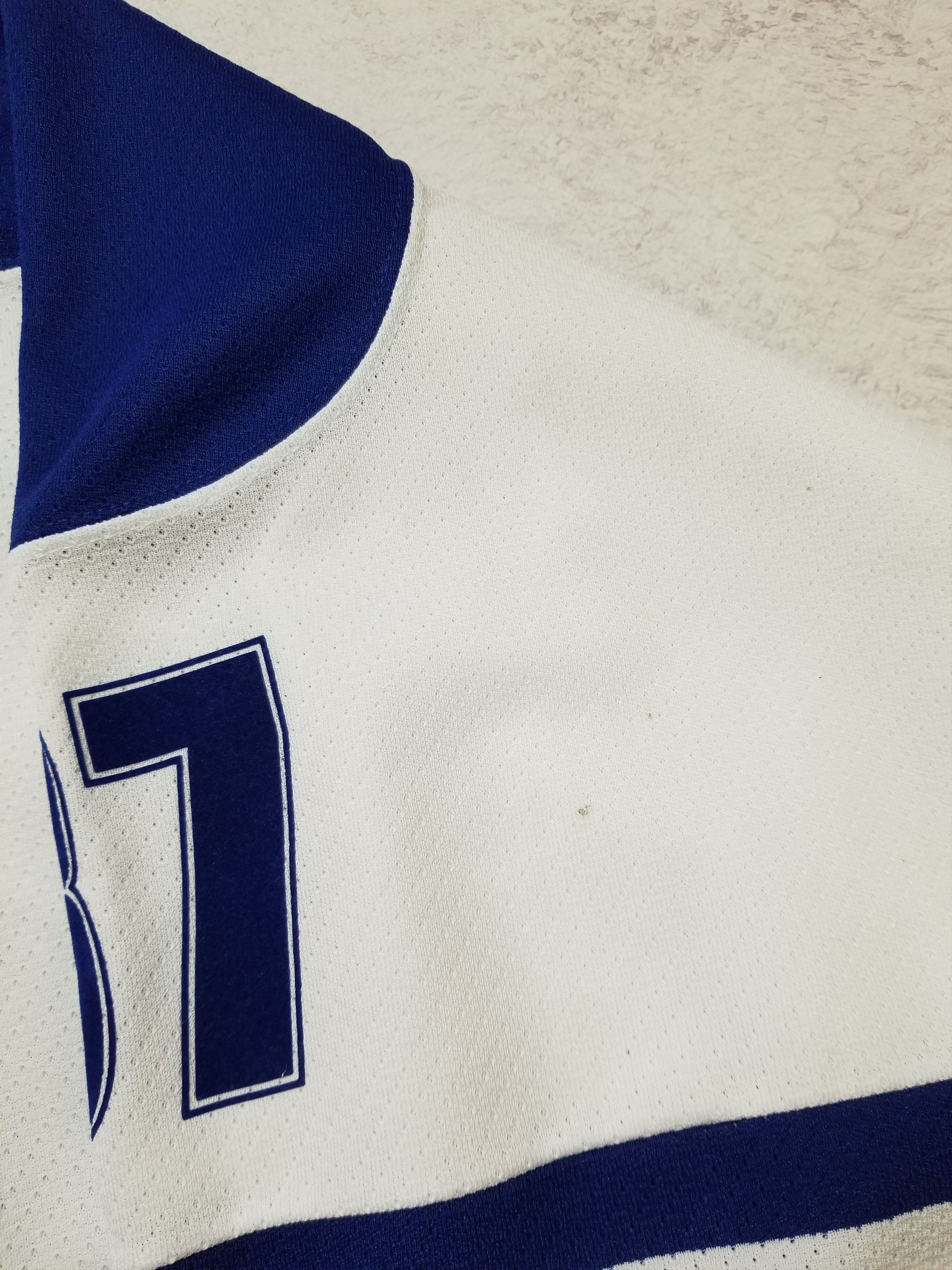Ccm Air-Knit Sheffield Stix #37 Woolley Ice Hockey Club Jersey Size US XL / EU 56 / 4 - 20 Thumbnail