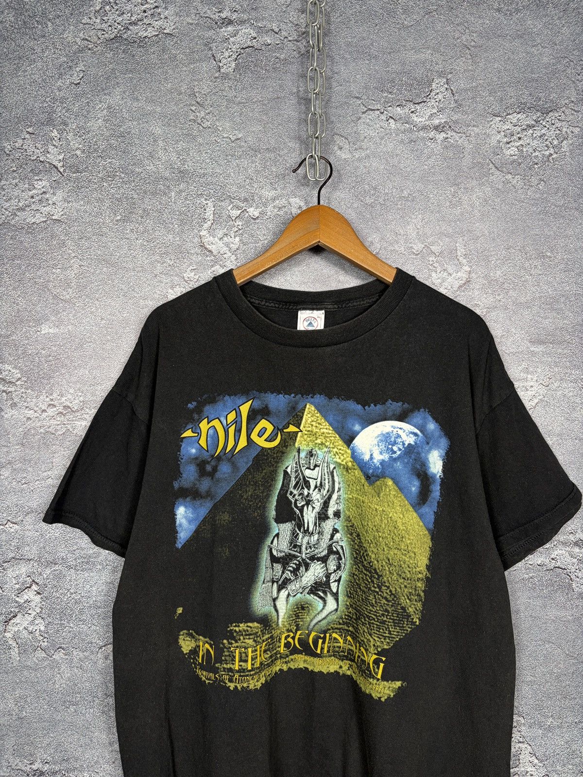 Band Tees Rare Nile 2000 In The Beginning Death Metal Band T-shirt Size US XL / EU 56 / 4 - 3 Thumbnail