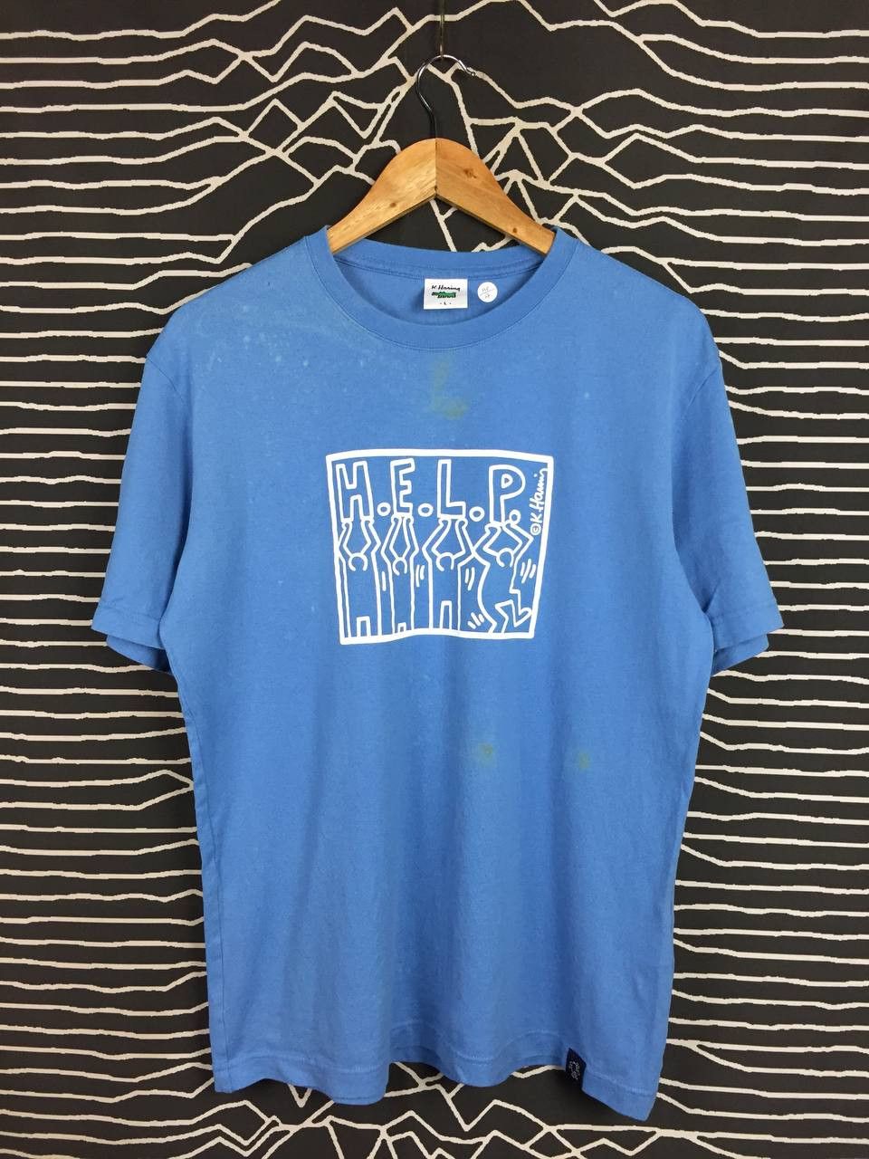 Keith Haring Uniqlo X Keith Haring HELP Pop Art Tee Size US L / EU 52-54 / 3 - 1 Thumbnail