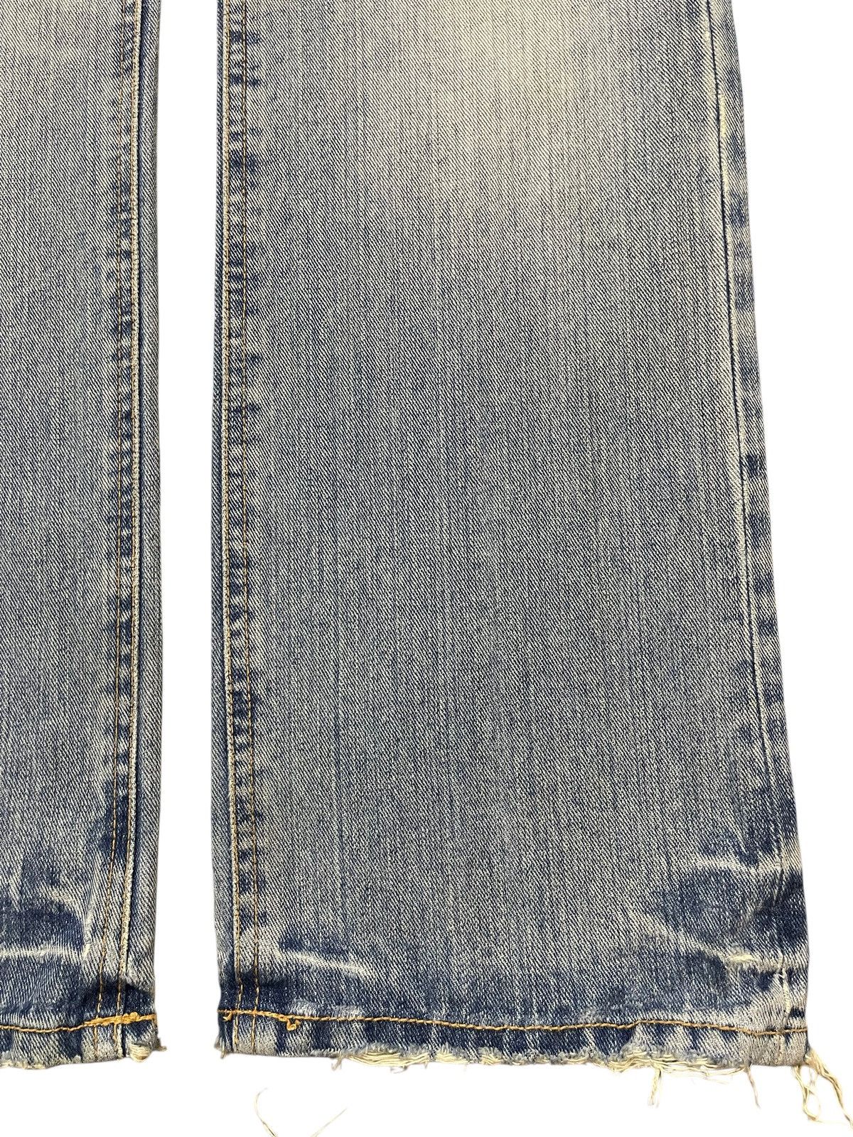 KMRii Vintage Japanese Brand Studded Faded Mud Wash Distress Loose Size US 32 / EU 48 - 8 Thumbnail