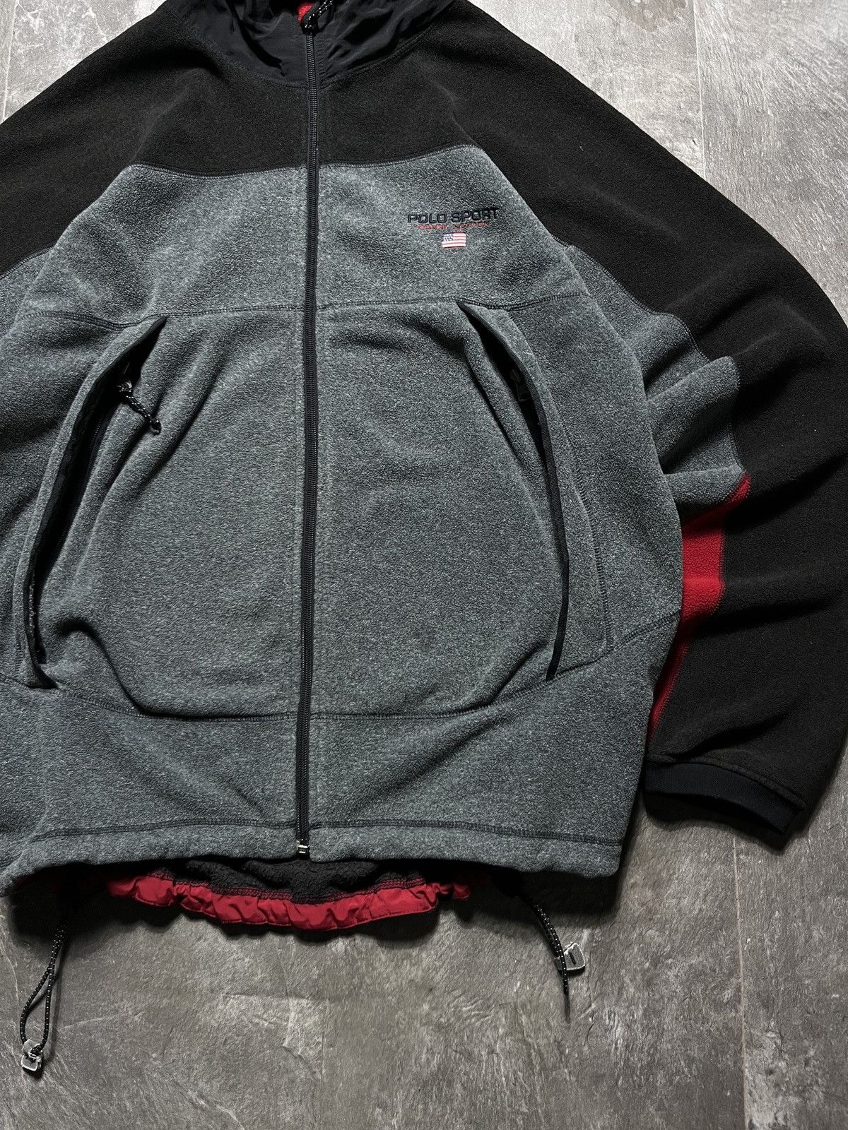 Polo Ralph Lauren Vintage 90s Polo Sport Ralph Lauren Fleece Zip Sweater Size US L / EU 52-54 / 3 - 5 Thumbnail