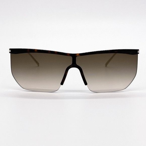 Saint Laurent Paris NEW SAINT LAURENT SL 519 MASK 003 BROWN GRADIENT WOMEN SL519 Size ONE SIZE - 4 Thumbnail