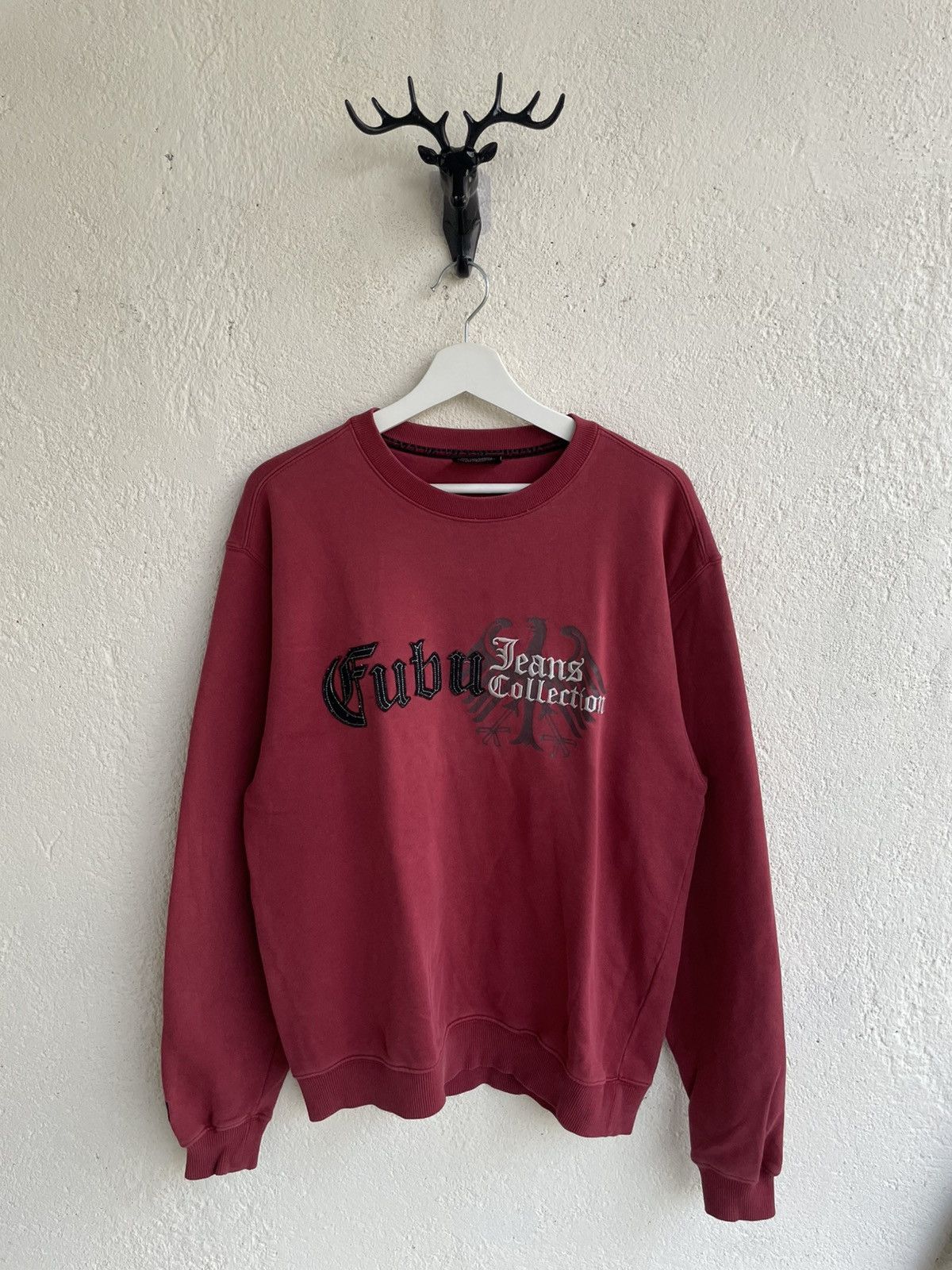 Le Grande Bleu (L.G.B.) 2000s Fubu Poem Sweater Y2K Ifsix Hysteric Japan y’s Intheat Size US XL / EU 56 / 4 - 1 Thumbnail