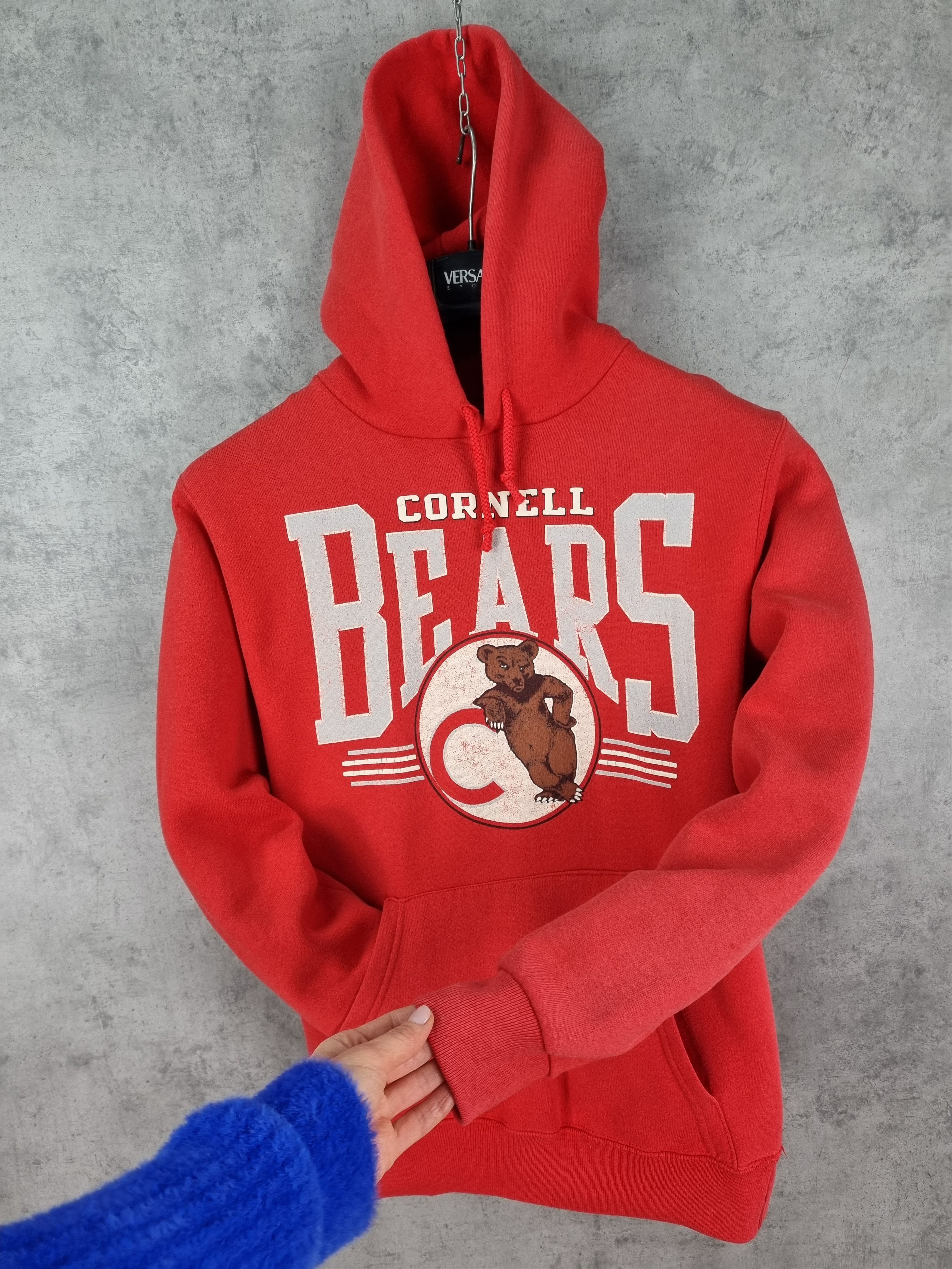 Sports Specialties × Vintage 90s Cornell Bears Football Club Faded Vintage Hoodie Size US M / EU 48-50 / 2 - 1 Thumbnail