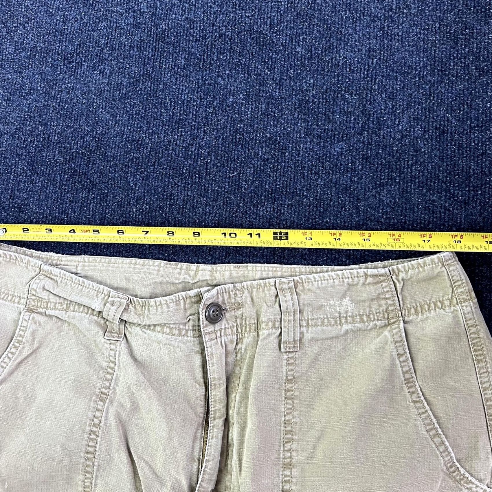 Lucky Brand Lucky Brand Cargo Pants Mens 36x32 Beige Straight Leg Utility Casual Ripstop Pants Size US 36 / EU 52 - 7 Thumbnail