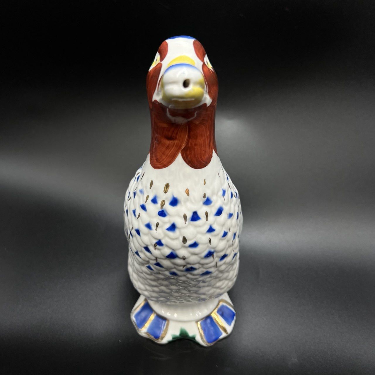 Vintage Vintage Porcelain Majolica Decanter Jug Figure Duck LFZ Size ONE SIZE - 5 Thumbnail