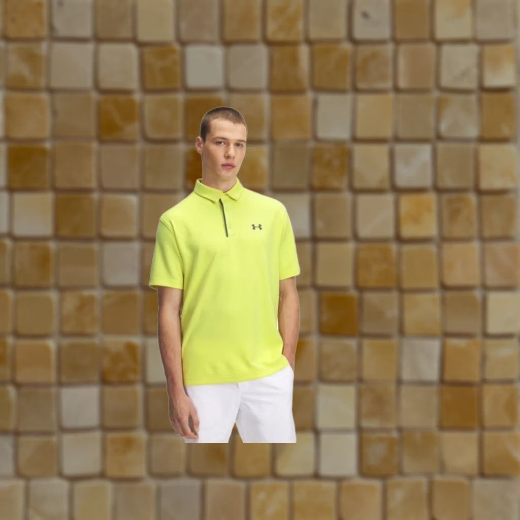 Under Armour NEW MENS Under Armour Tech Polo NEON YELLOW 2XL Shirt Mens Polo Short Sleeve Casual Golf Breathable Logo HeatGear Yellow 2XL Size US XXL / EU 58 / 5 - 1 Preview