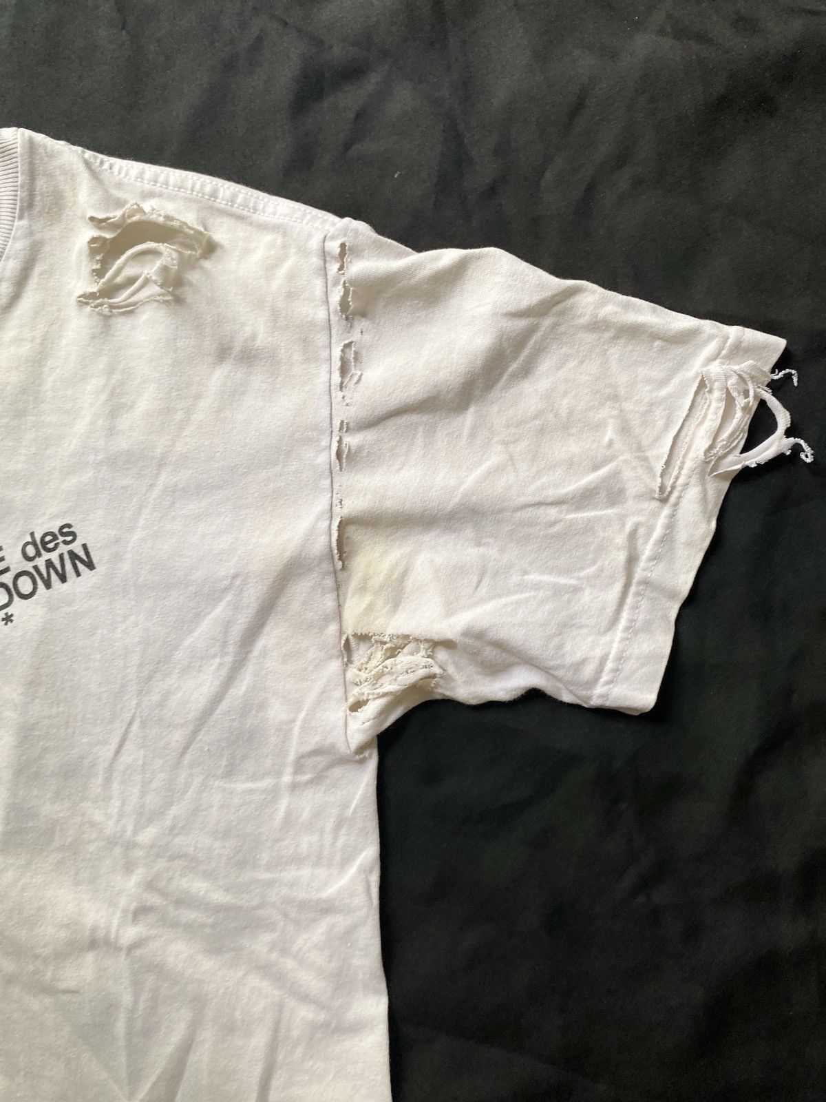 Vintage Thrash Comme Des Fuckdown Distressed ERD Grunge Band Size US M / EU 48-50 / 2 - 4 Thumbnail
