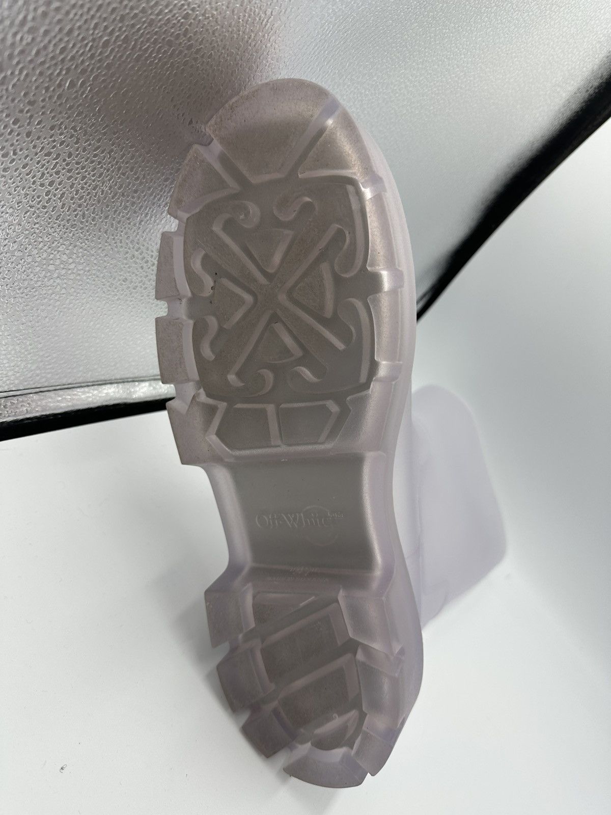 Off-White OFF-WHITE "Reboot Dollar" Rain Boots Transparent 45 US Size US 12 / EU 45 - 11 Thumbnail