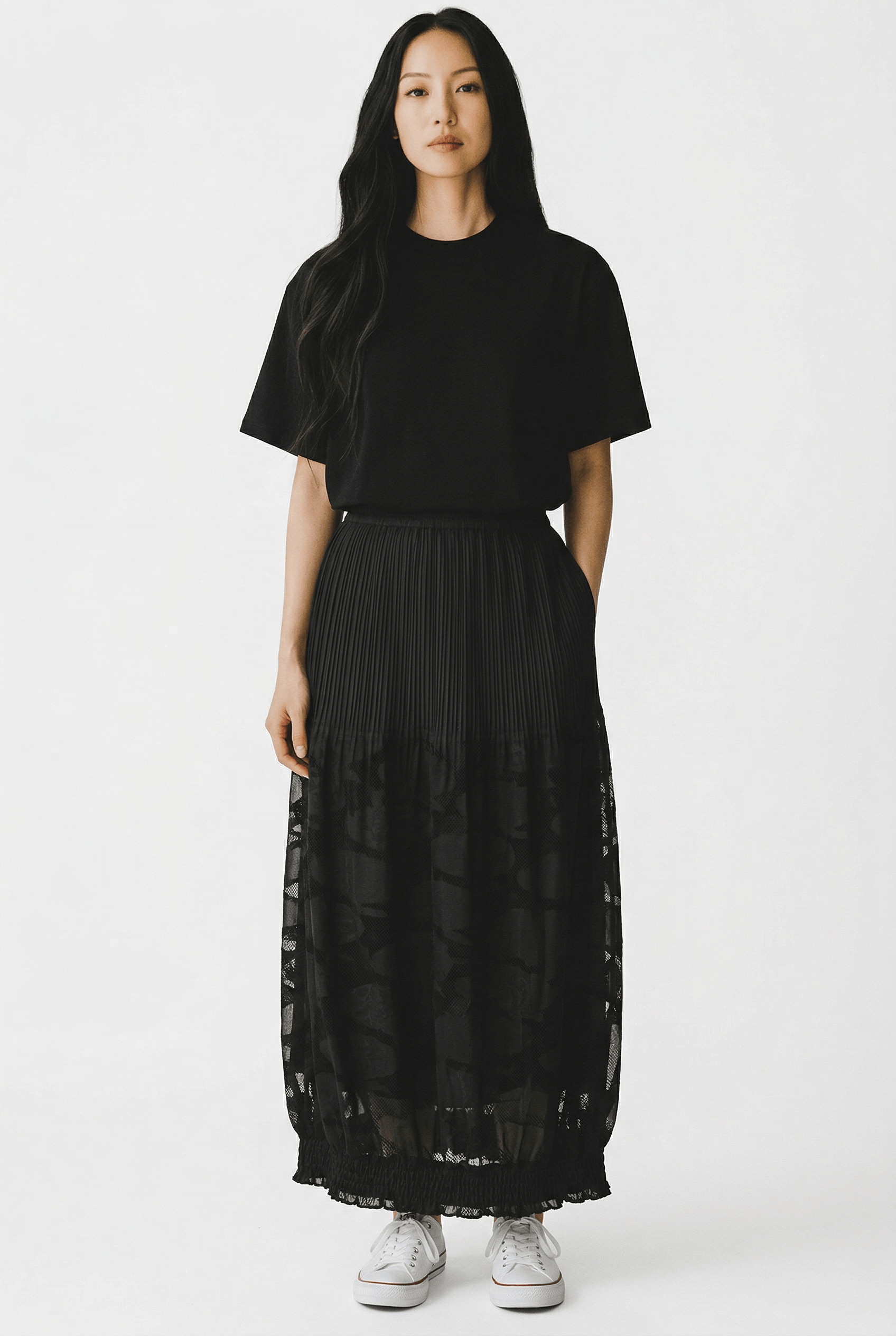 Pleats Please Issey Miyake Pleats Please Issey Miyake Balloon Hem Pleated Skirt Size US 30 / EU 46 - 1 Thumbnail