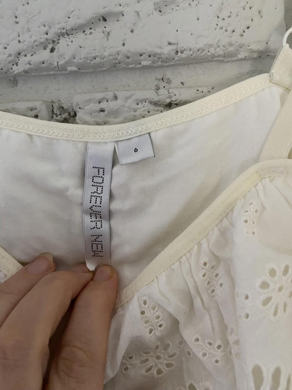 Other Forever New bodysuit Straight Neck Off White - Sz 6 Size 26" / US 2 / IT 38 - 5 Thumbnail