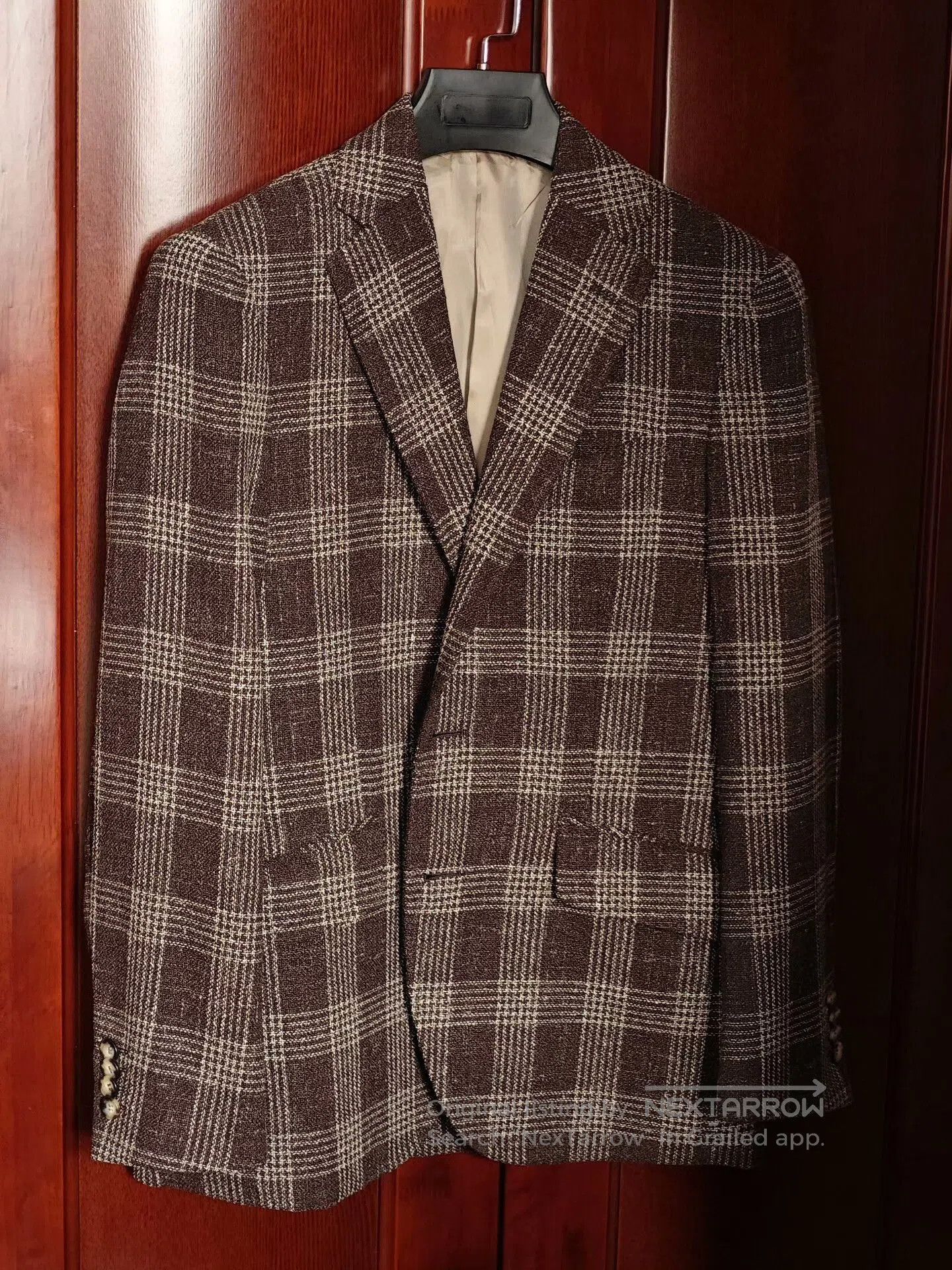 Japanese Brand Italian Vintage Plaid Custom Suit. Size US S / EU 44-46 / 1 - 1 Thumbnail