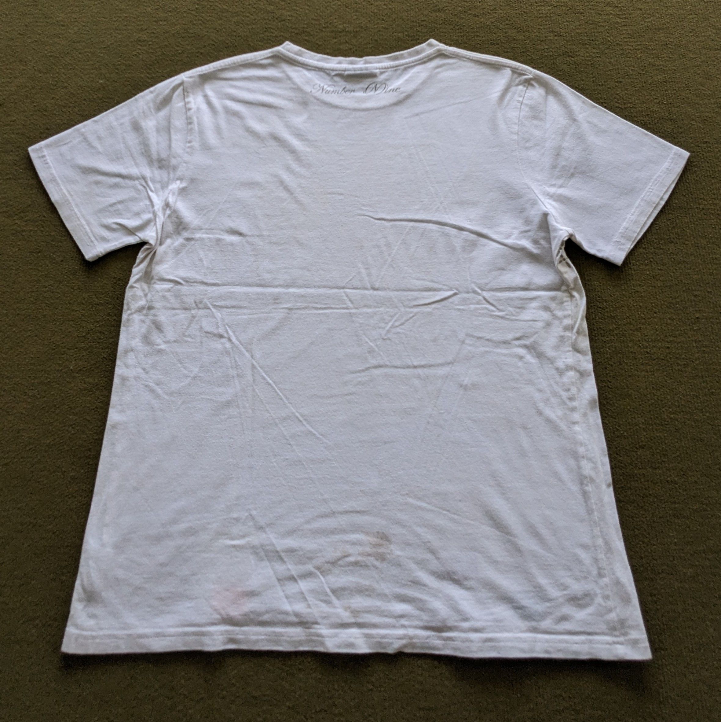 Number (N)ine Vintage Number Nine Japanese Fashion Brand Custom T-shirt Size US L / EU 52-54 / 3 - 3 Thumbnail