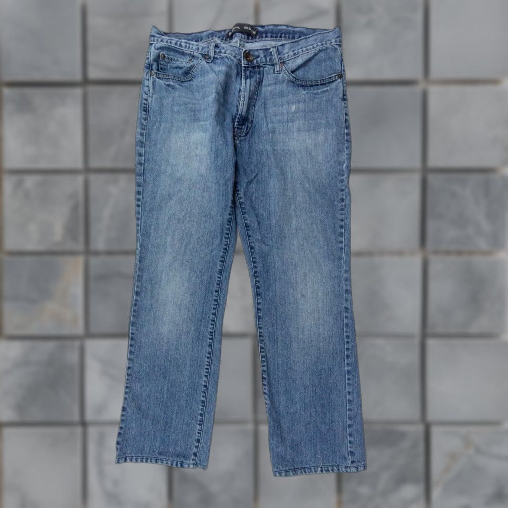 Pepe Jeans VINTAGE Pepe Jeans Jeans Men 34x29 Holborne Straight Regular Blue Denim Cotton 90s Concert Distressed Mens Size US 34 / EU 50 - 1 Thumbnail