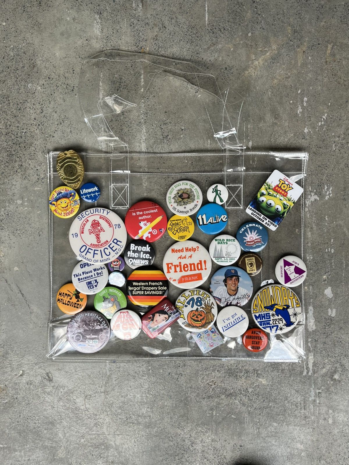 Other 1 of 1 unknown archive x permission only pin tote bag Size ONE SIZE - 1 Thumbnail