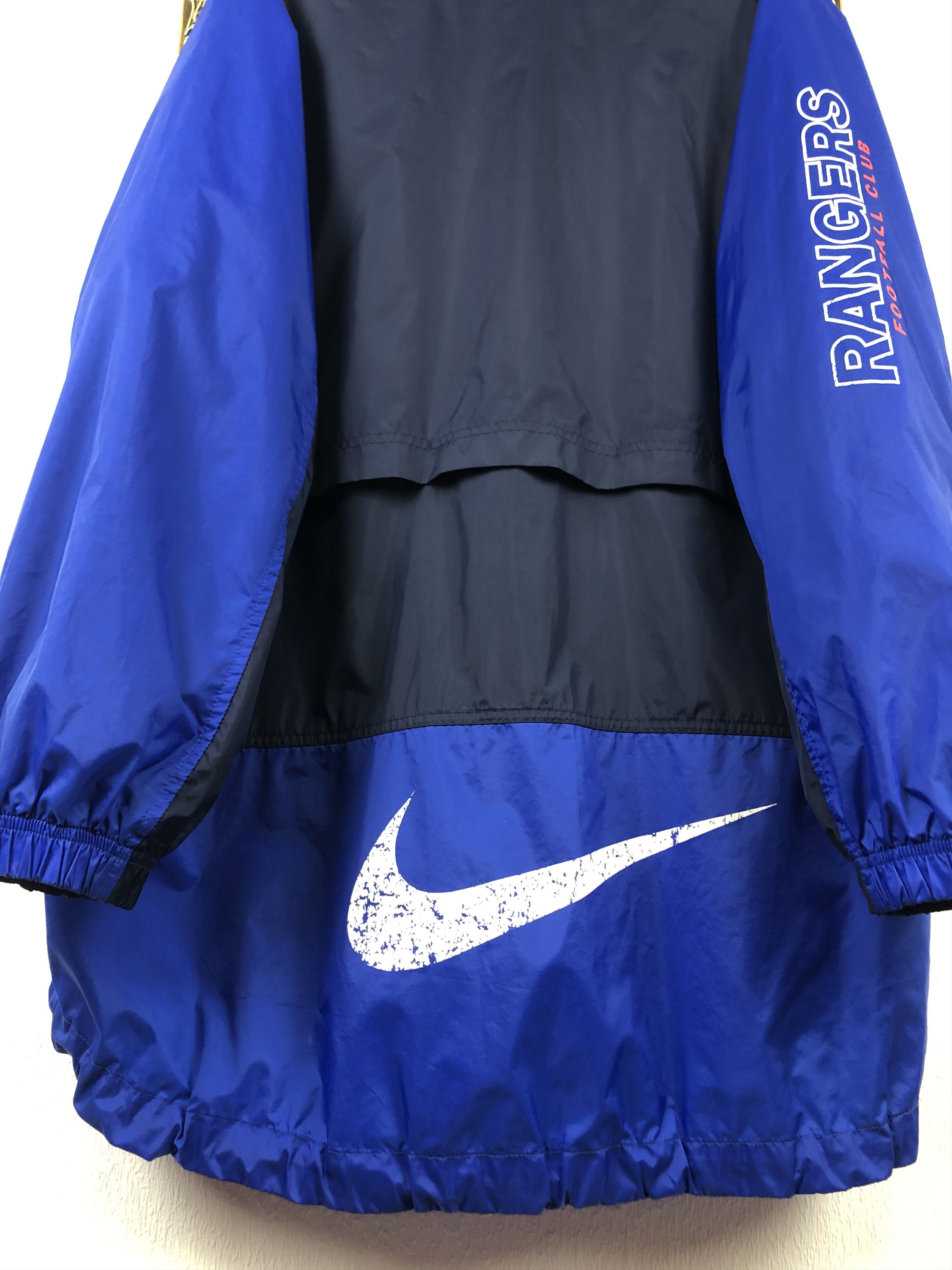 Nike Vintage Nike Glasgow Rangers Wind Football Jacket Soccer Size US XL / EU 56 / 4 - 14 Thumbnail