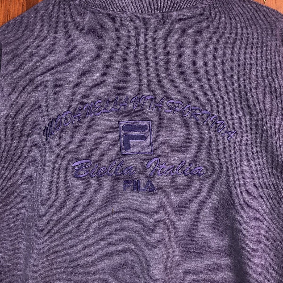 Fila Fila vintage Purple Sweatshirt #7539 Size US M / EU 48-50 / 2 - 2 Thumbnail