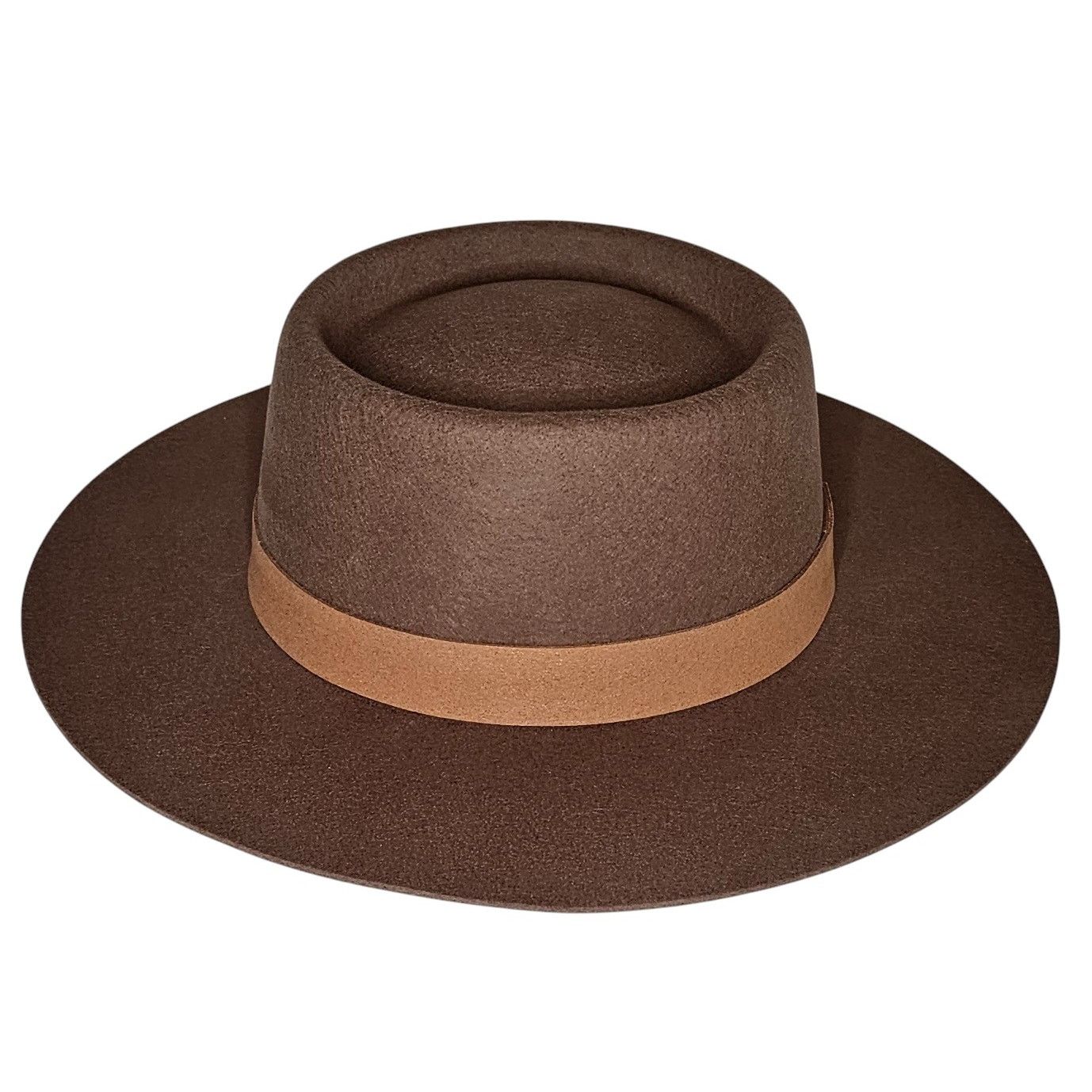 Lack of Color Lack of Color Women's The Mirage Boater Suede-Trimmed Hat Size ONE SIZE - 3 Thumbnail