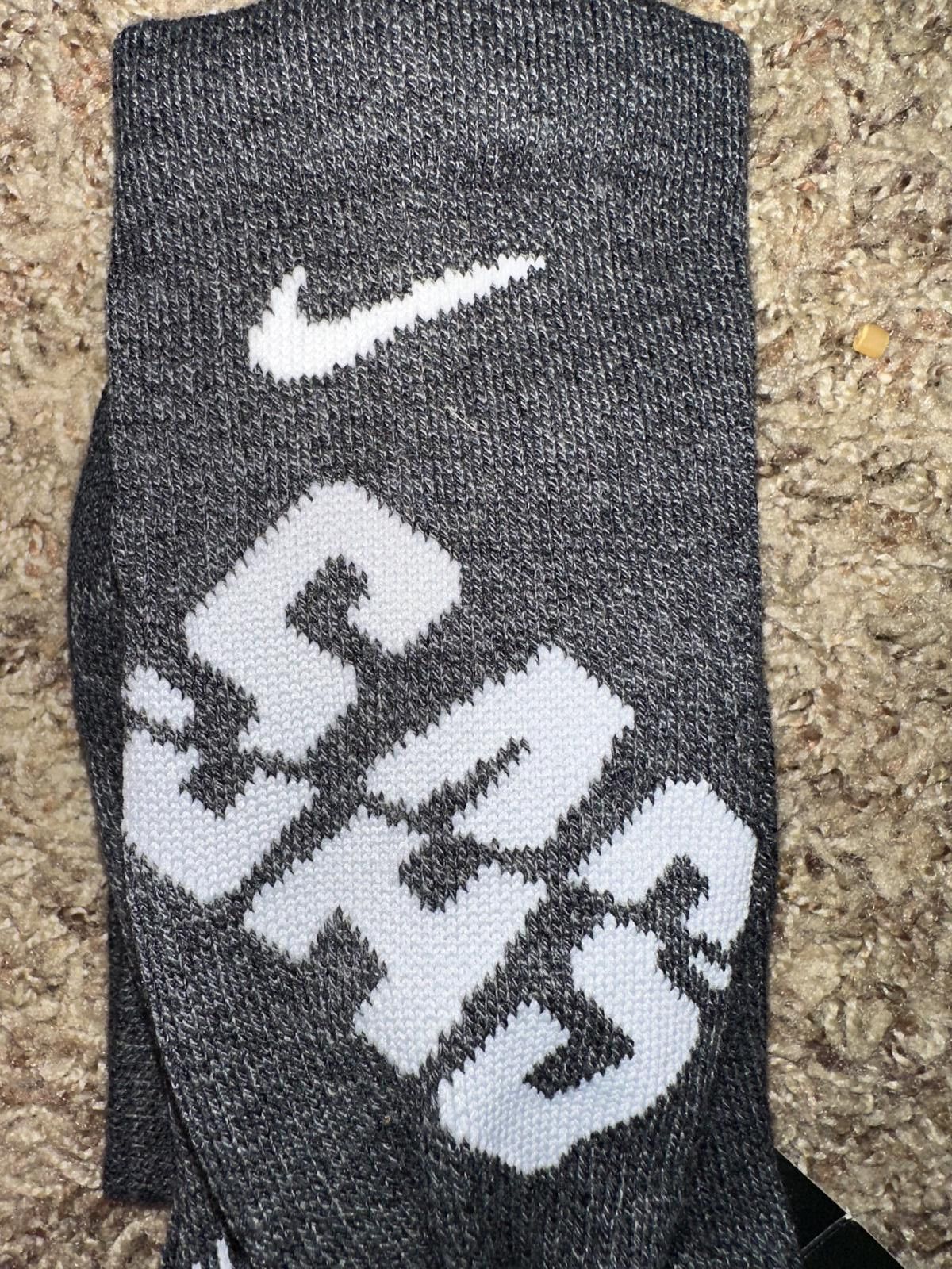 Nike Nike Men’s Elite Dri-Fit Crew Basketball Socks San Antonio Spurs Size ONE SIZE - 3 Thumbnail