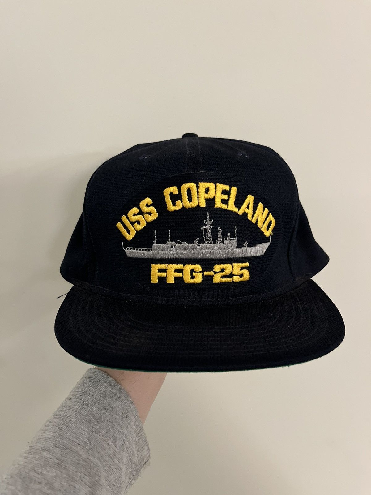 Military × Vintage Crazy Vintage USS Copeland FFG 25 Navy Ship Hat ...