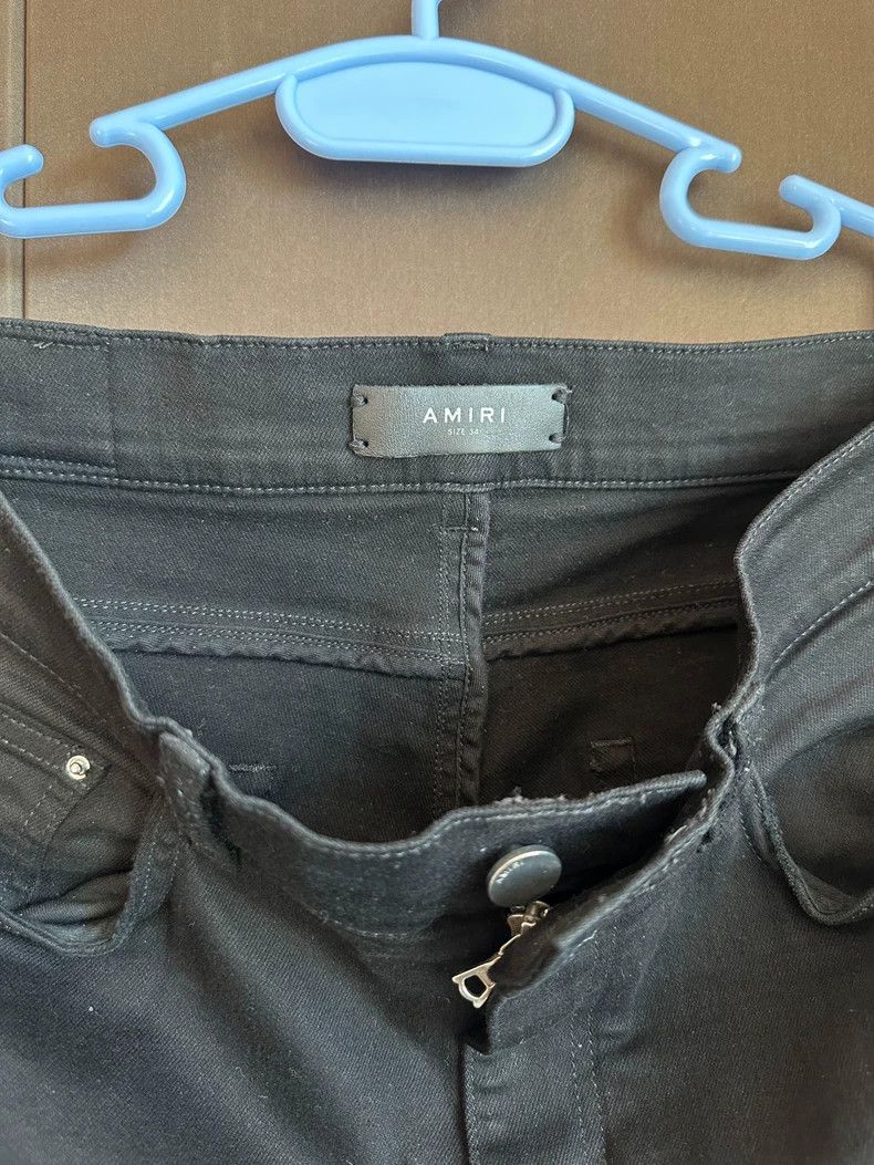 Amiri Amiri Black Diamond Crystal Destroy Jean Size US 34 / EU 50 - 4 Thumbnail