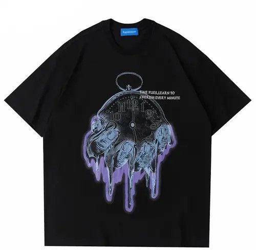 VIBE Melt The Clock Printed T Shirt Size US M / EU 48-50 / 2 - 1 Thumbnail