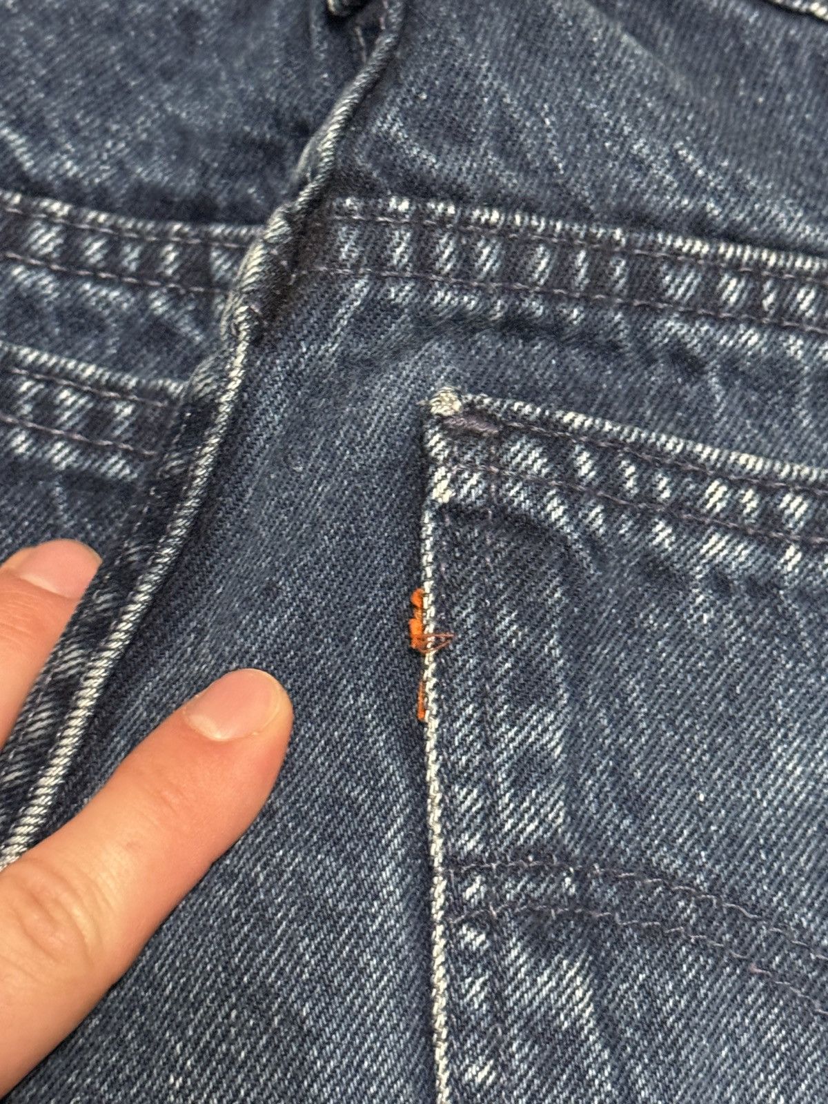 Levi's Vintage Clothing Levis Relaxed Fit Tapered 90s 12 Orange Tab 30x27 Jeans Size 30" / US 8 / IT 44 - 3 Thumbnail