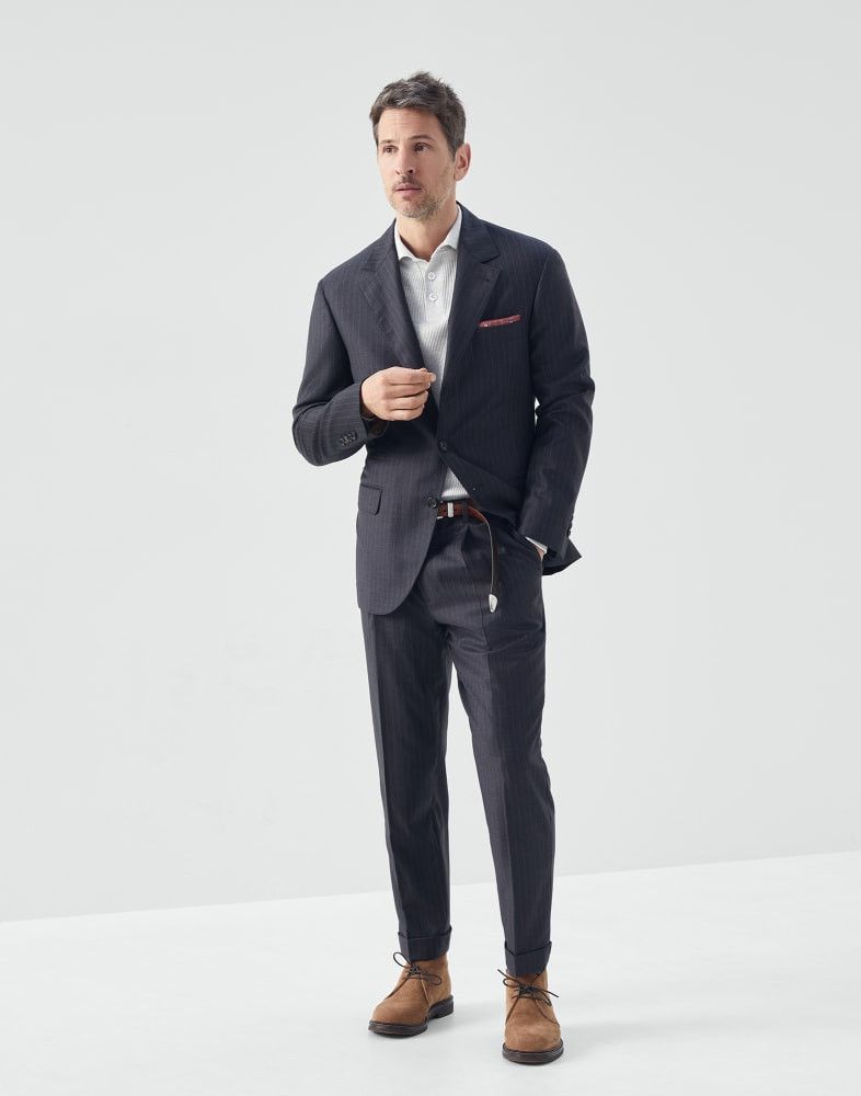 Jacket in Medium Grey