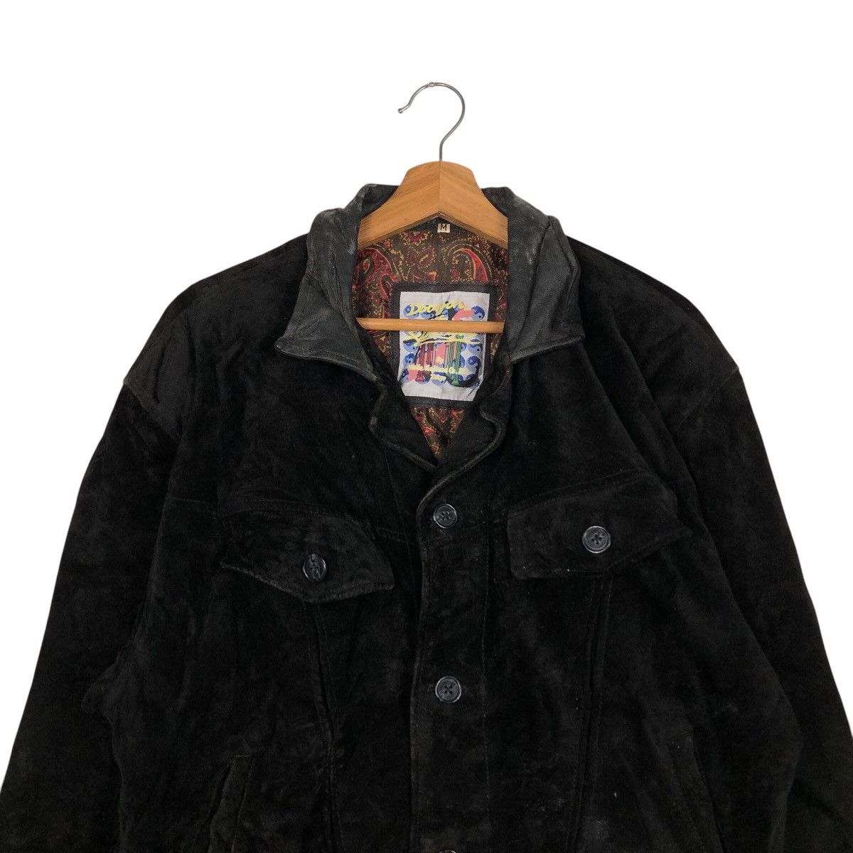Japanese Brand 📌Vintage Leather Jacket Blanket Dragon Tokyo Issey Miyake Size US M / EU 48-50 / 2 - 4 Thumbnail
