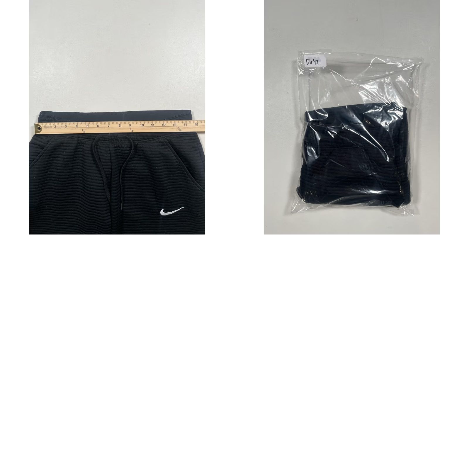 Nike Nike Dri-FIT Pants Mens M Black Jogger Slim with Pockets Swoosh Logo Athletic Gym Size US 31 - 8 Thumbnail