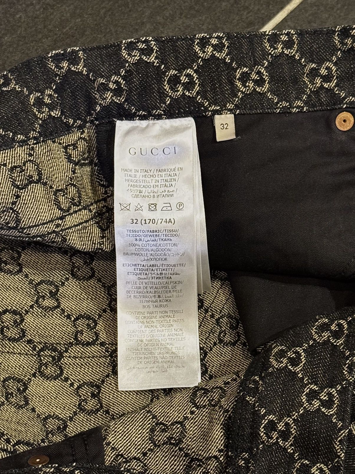 Gucci Gucci GG Monogram Denim Jeans Size US 32 / EU 48 - 8 Thumbnail