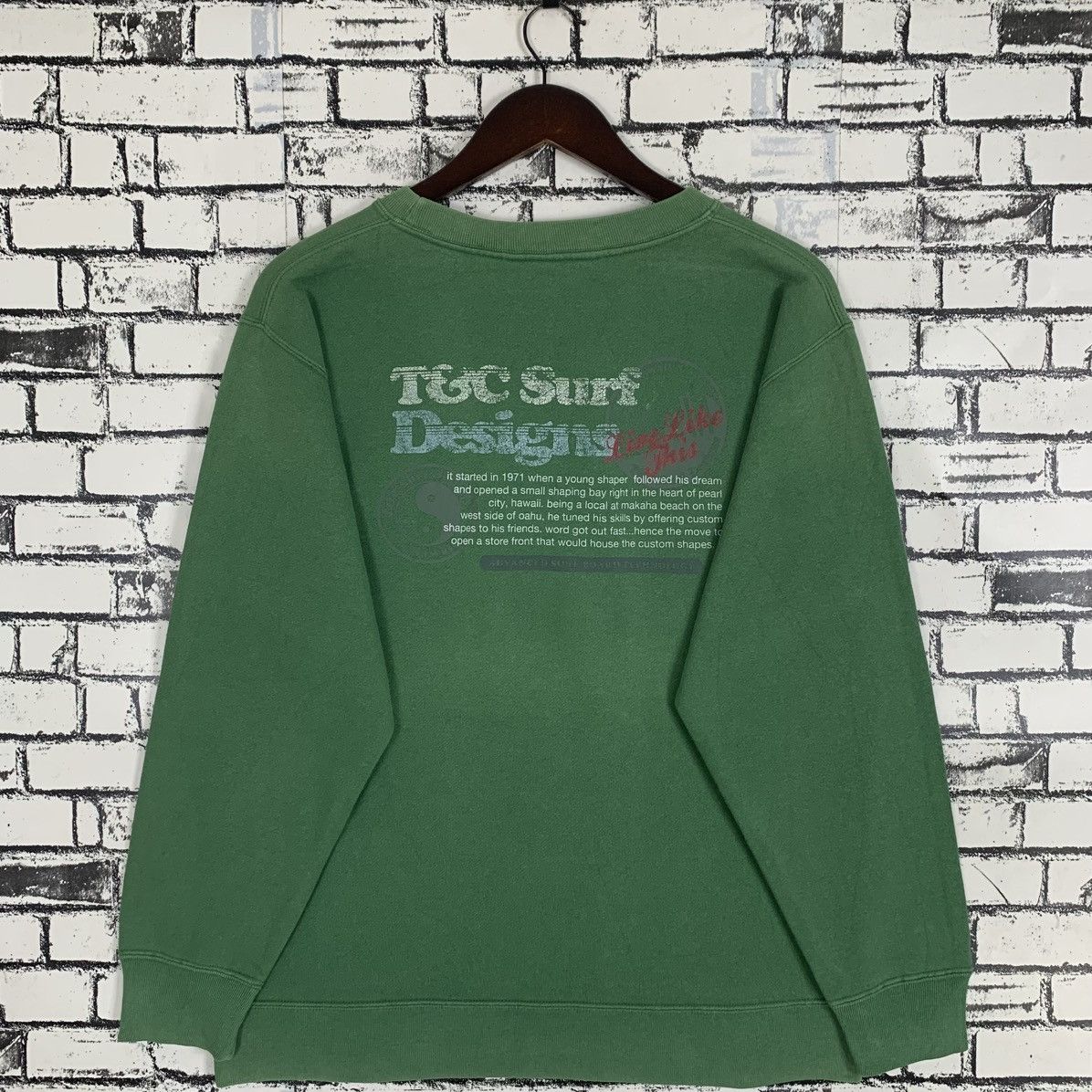 Designer × Vintage Vintage Surf Brand T&C Surf Design Made in Aloha State Size M / US 6-8 / IT 42-44 - 4 Thumbnail
