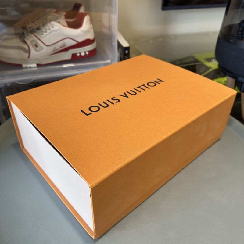 Louis Vuitton Trainer Maxi Red Leather Sneakers -2508