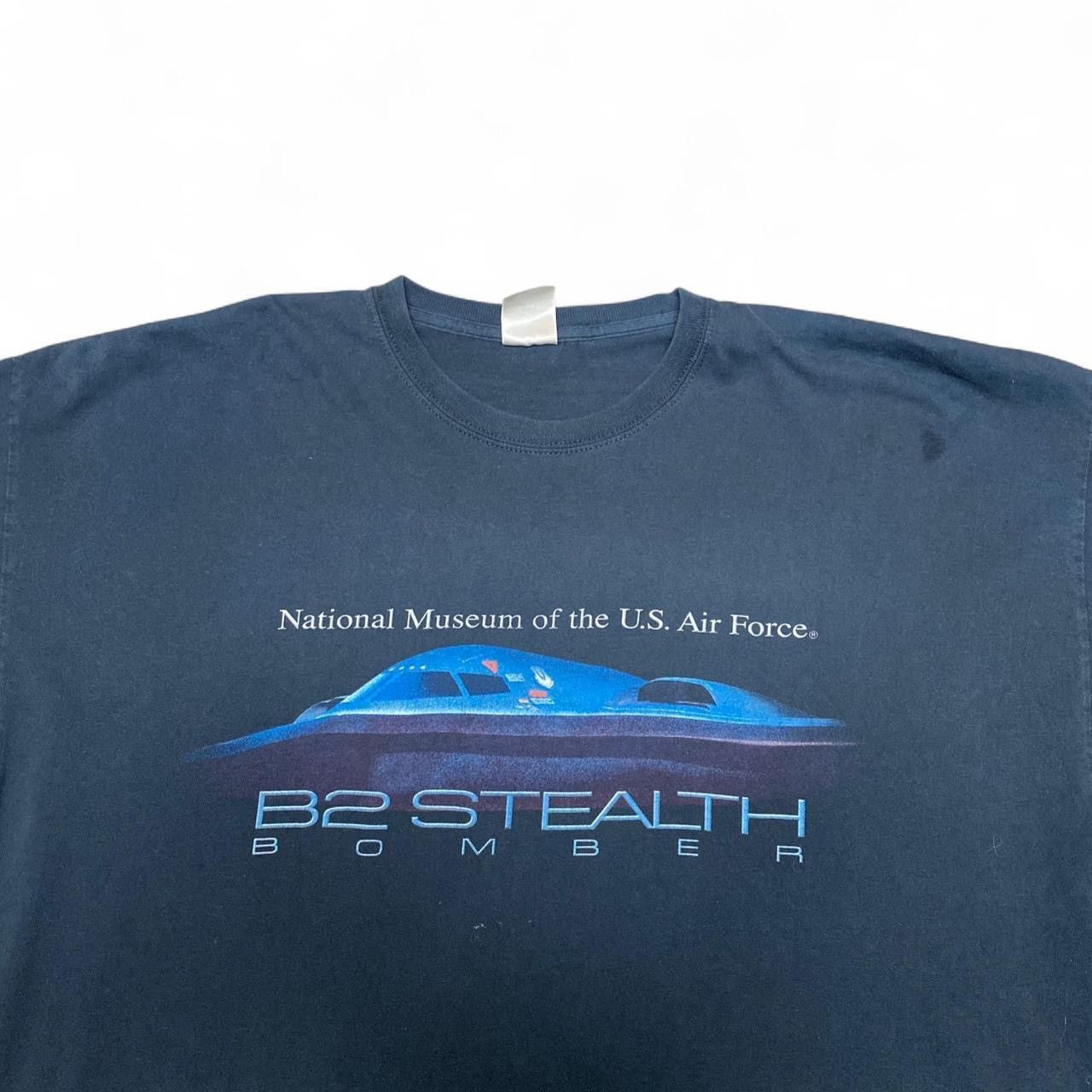 Gildan Y2k museum of the U.S. Air Force B2 STEAlTH Bomber black tee Size US XXL / EU 58 / 5 - 1 Thumbnail