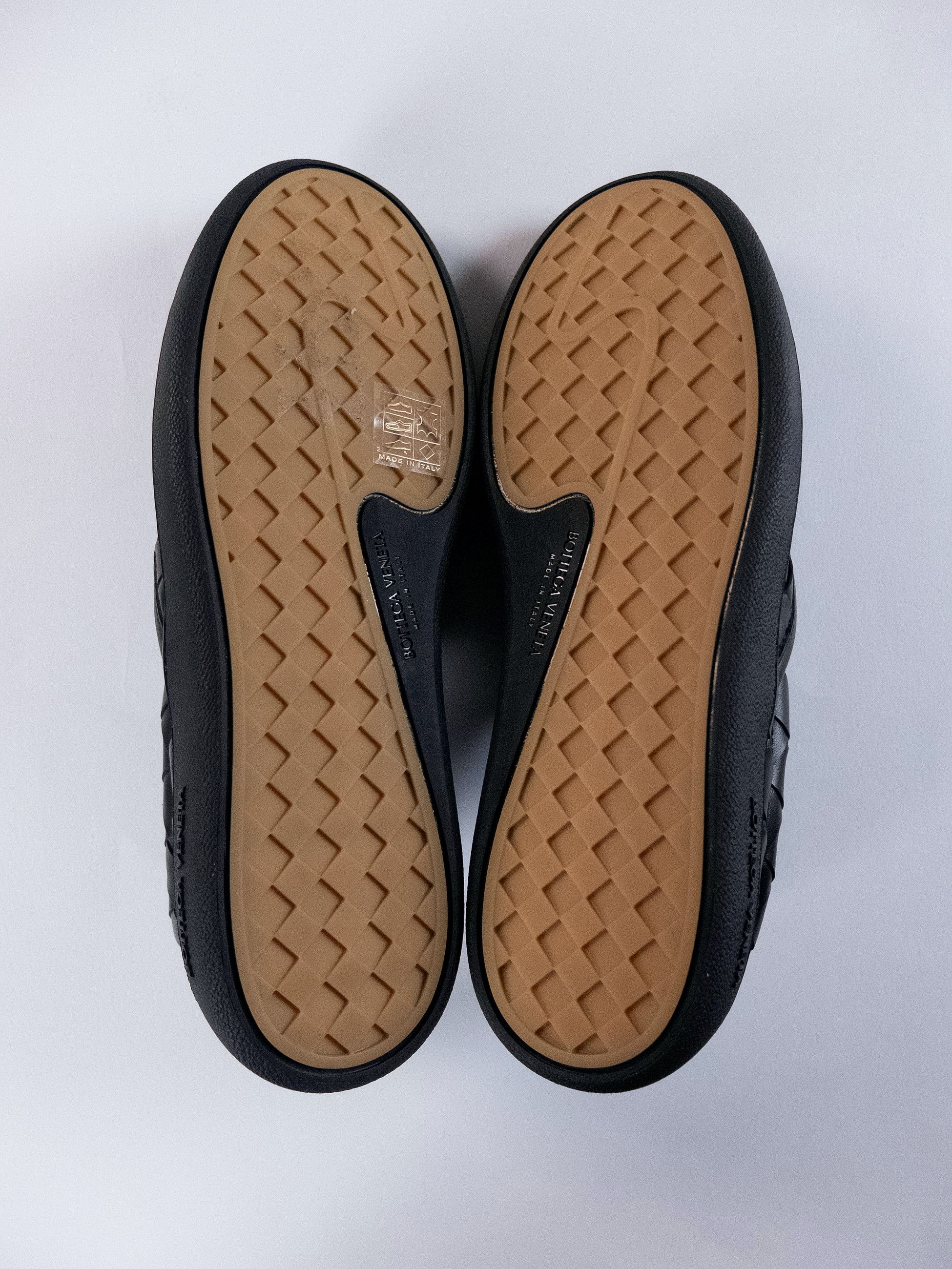 Bottega Veneta BOTTEGA VENETA Sawyer full black intrecciato sneakers 8 41 q Size US 8 / EU 41 - 9 Thumbnail