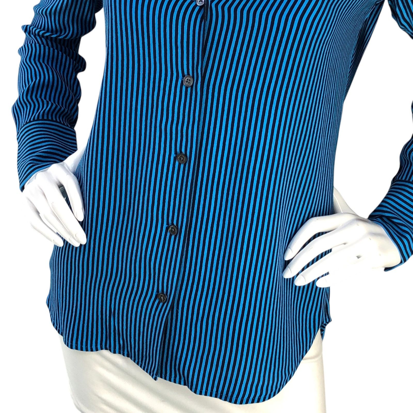 Equipment Equipment Size XS Shirt Oriana Blouse Top Striped $280 NEW Size XS / US 0-2 / IT 36-38 - 3 Thumbnail