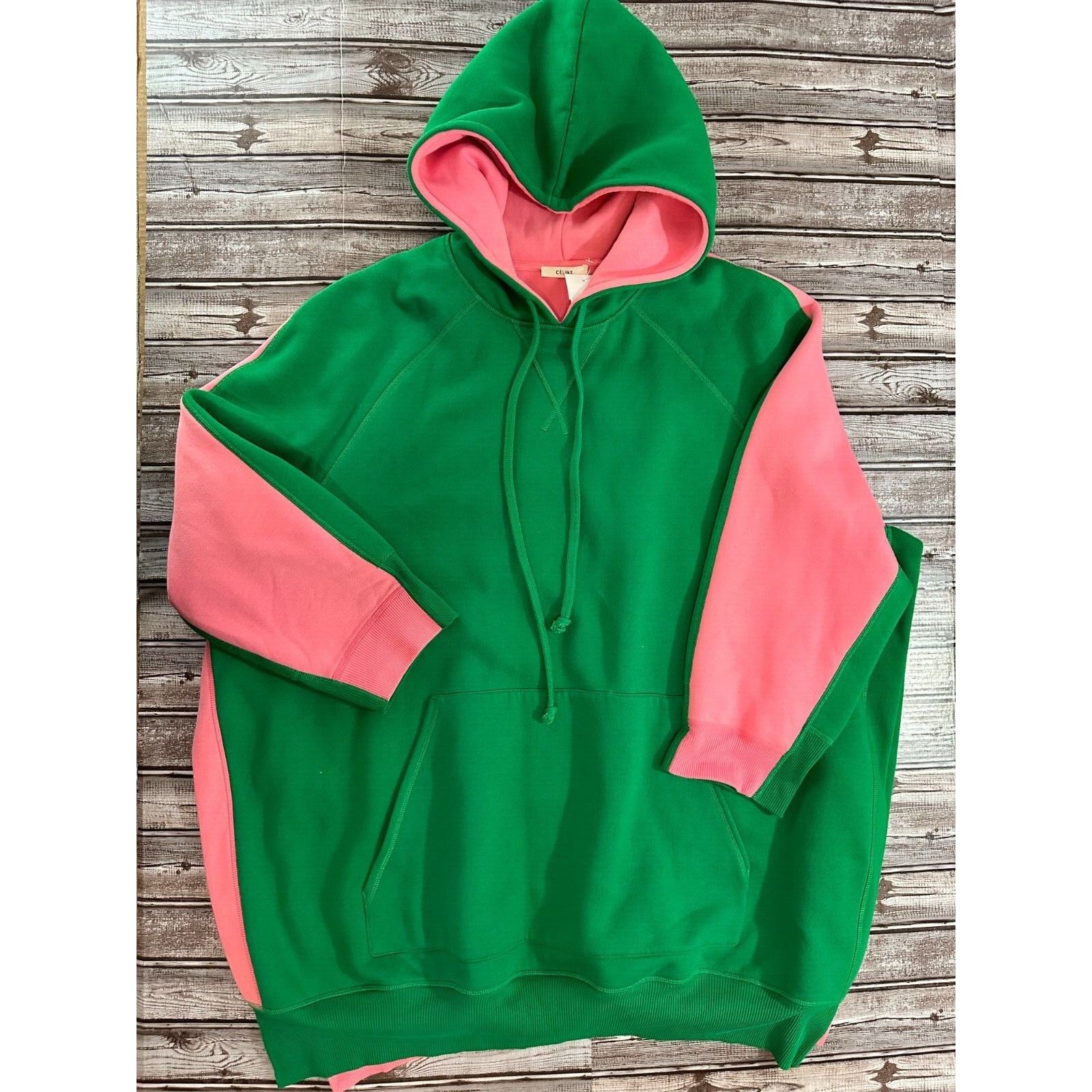 Celine Celine Phoebe Philo Oversized FW18 Neoprene Hoodie sz M Size US M / EU 48-50 / 2 - 1 Thumbnail